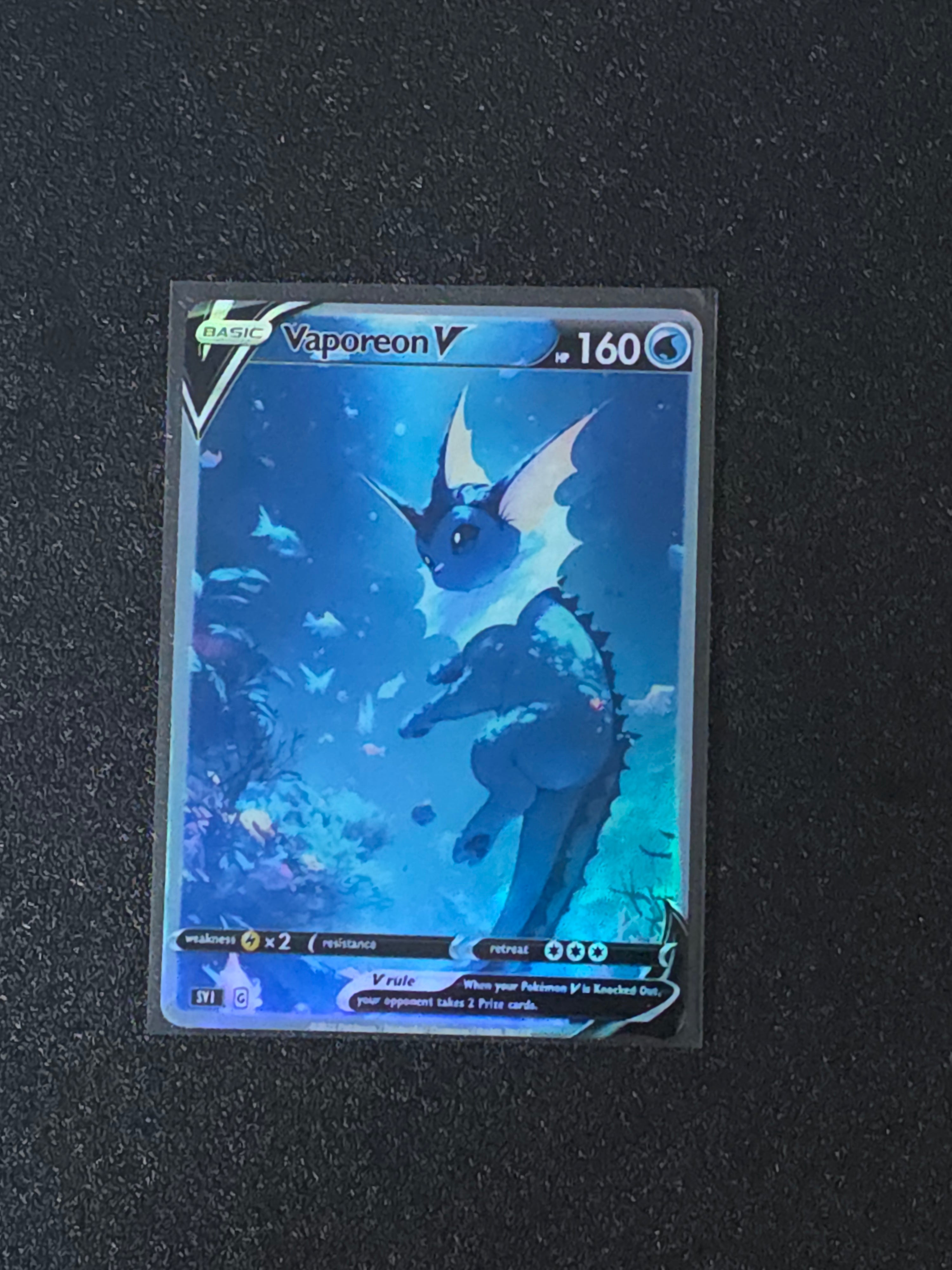 Vaporeon Fan Art Pokemon Card PTL 635