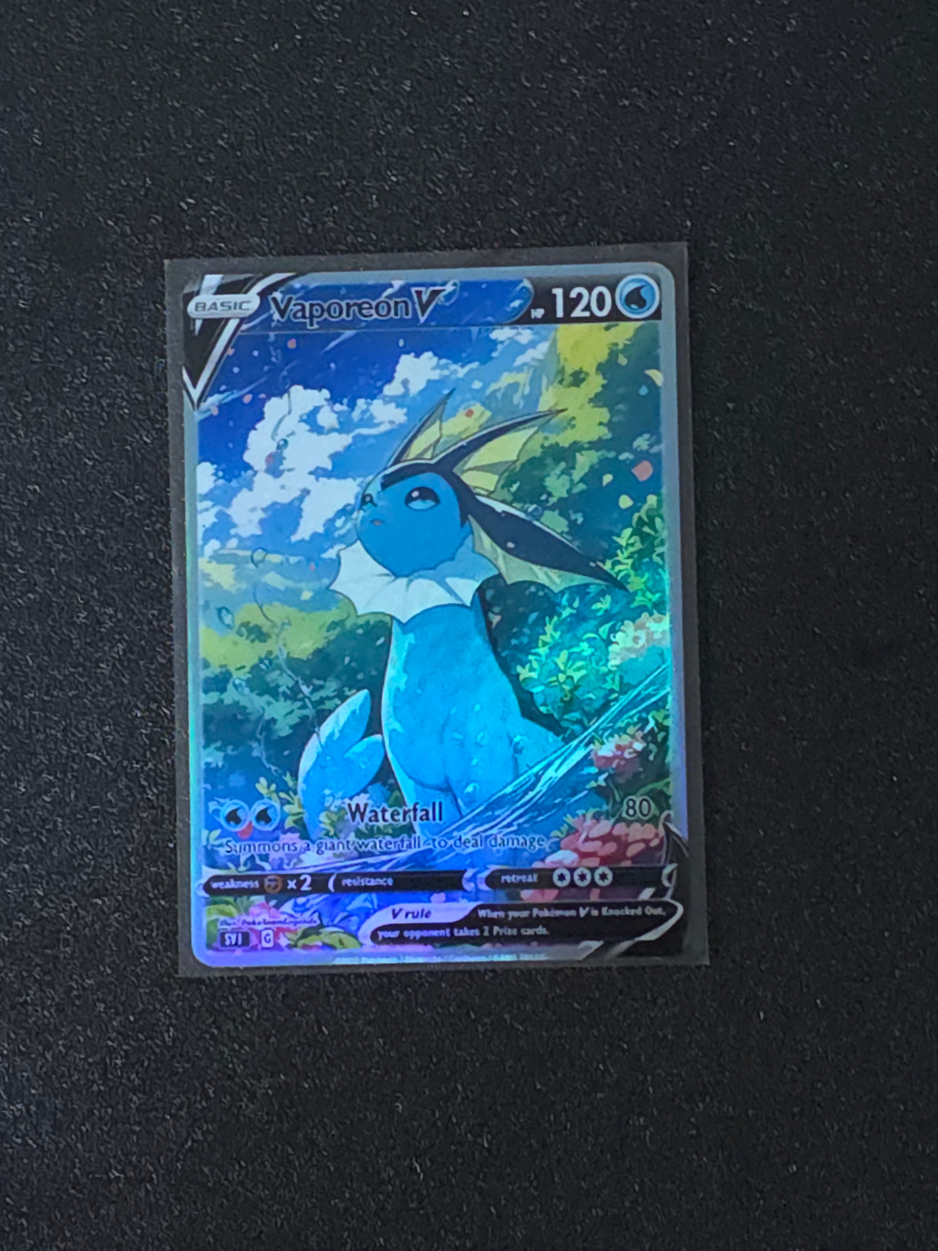 Vaporeon Fan Art Pokemon Card PTL 633