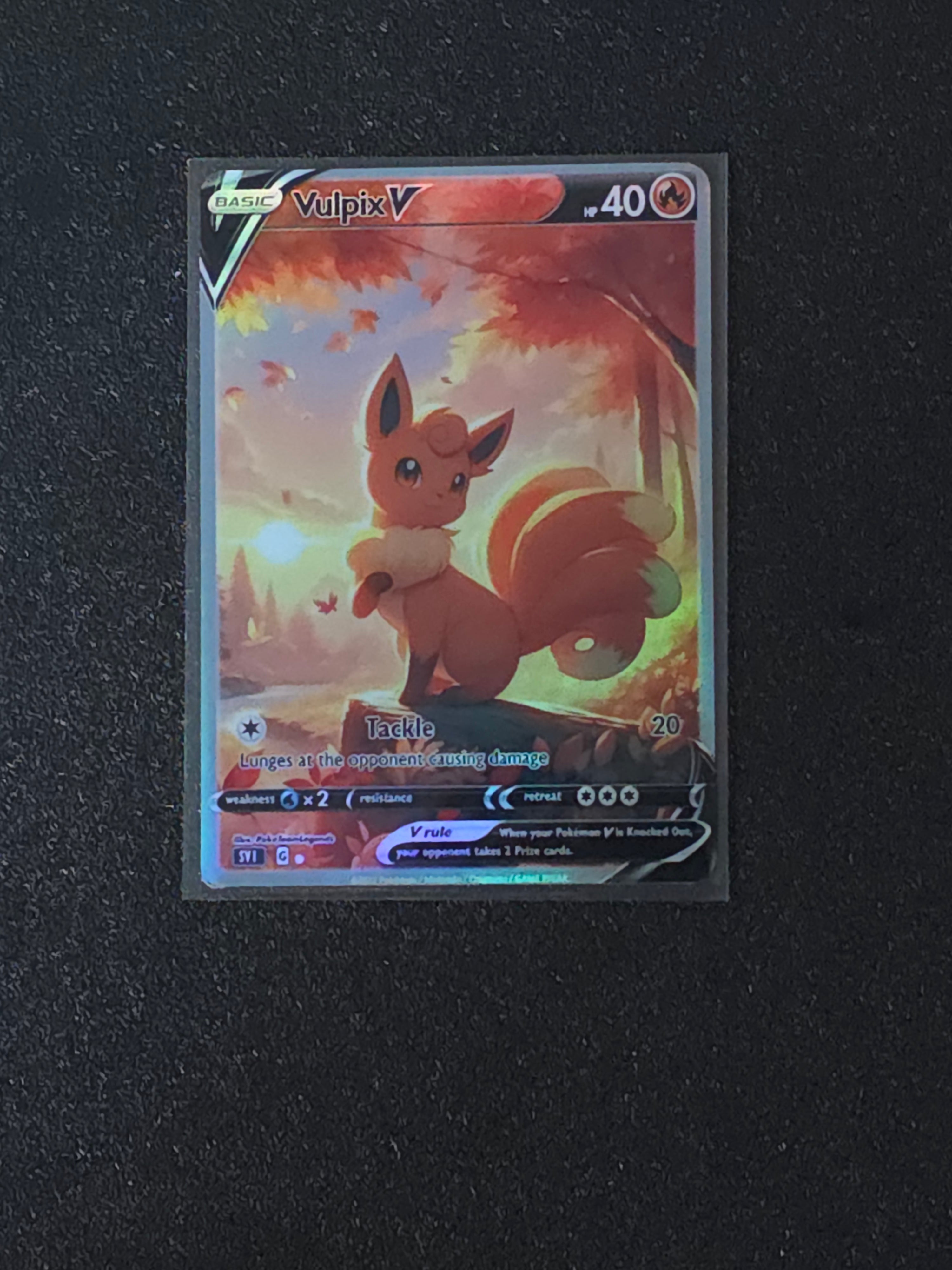 Vulpix Fan Art Pokemon Card PTL 630