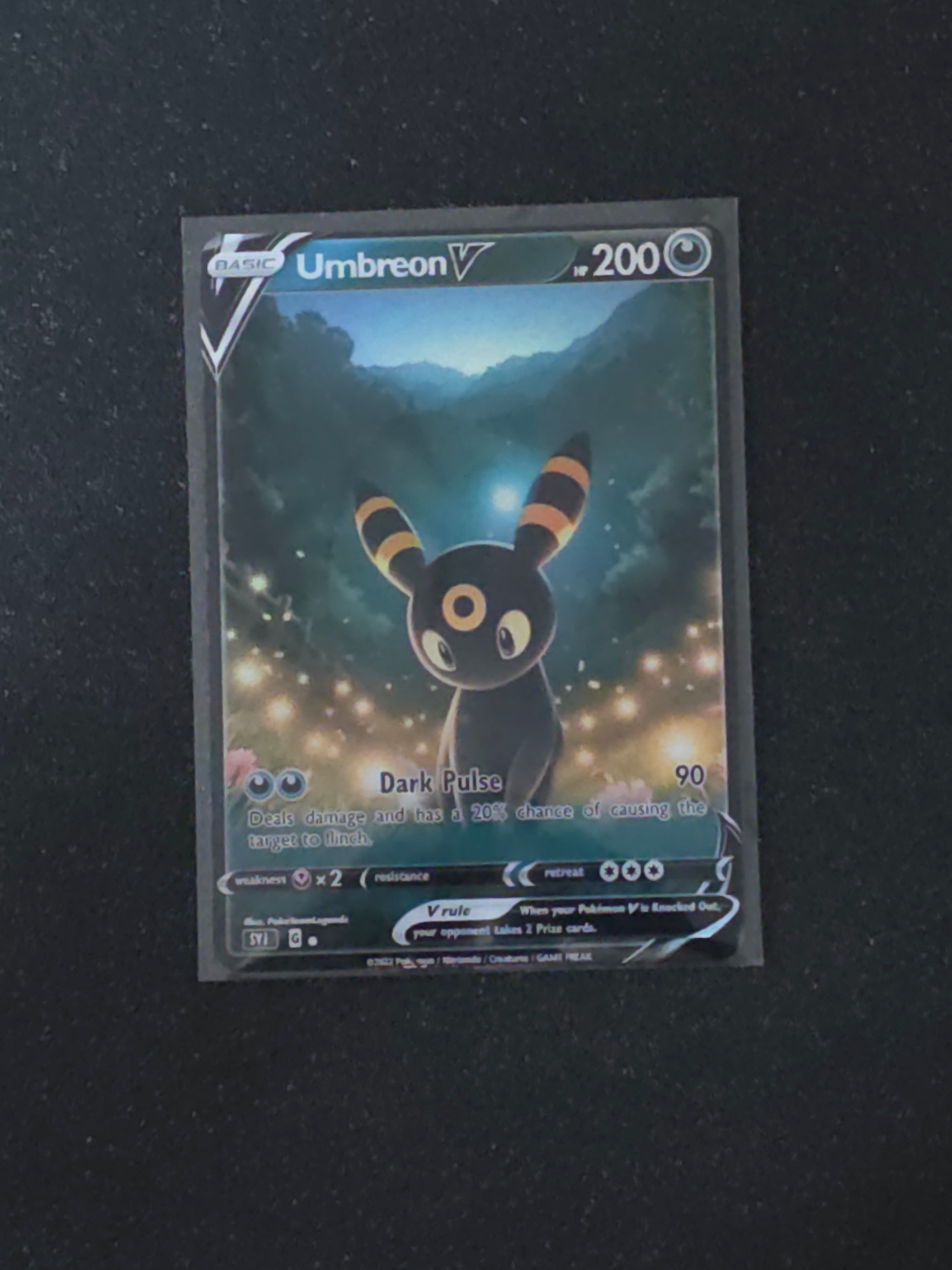 Umbreon Fan Art Pokemon Card PTL 655