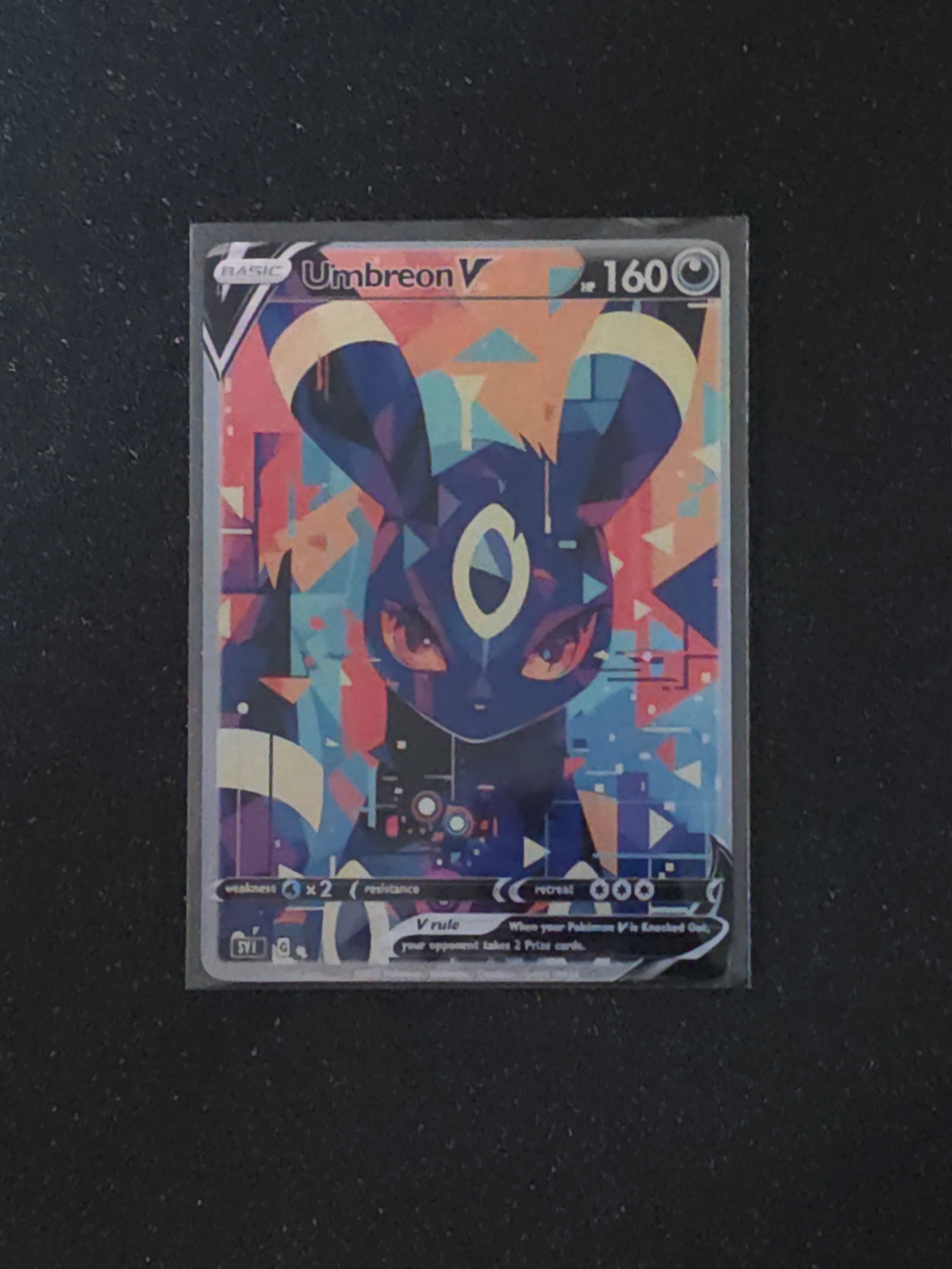 Umbreon Fan Art Pokemon Card PTL 653