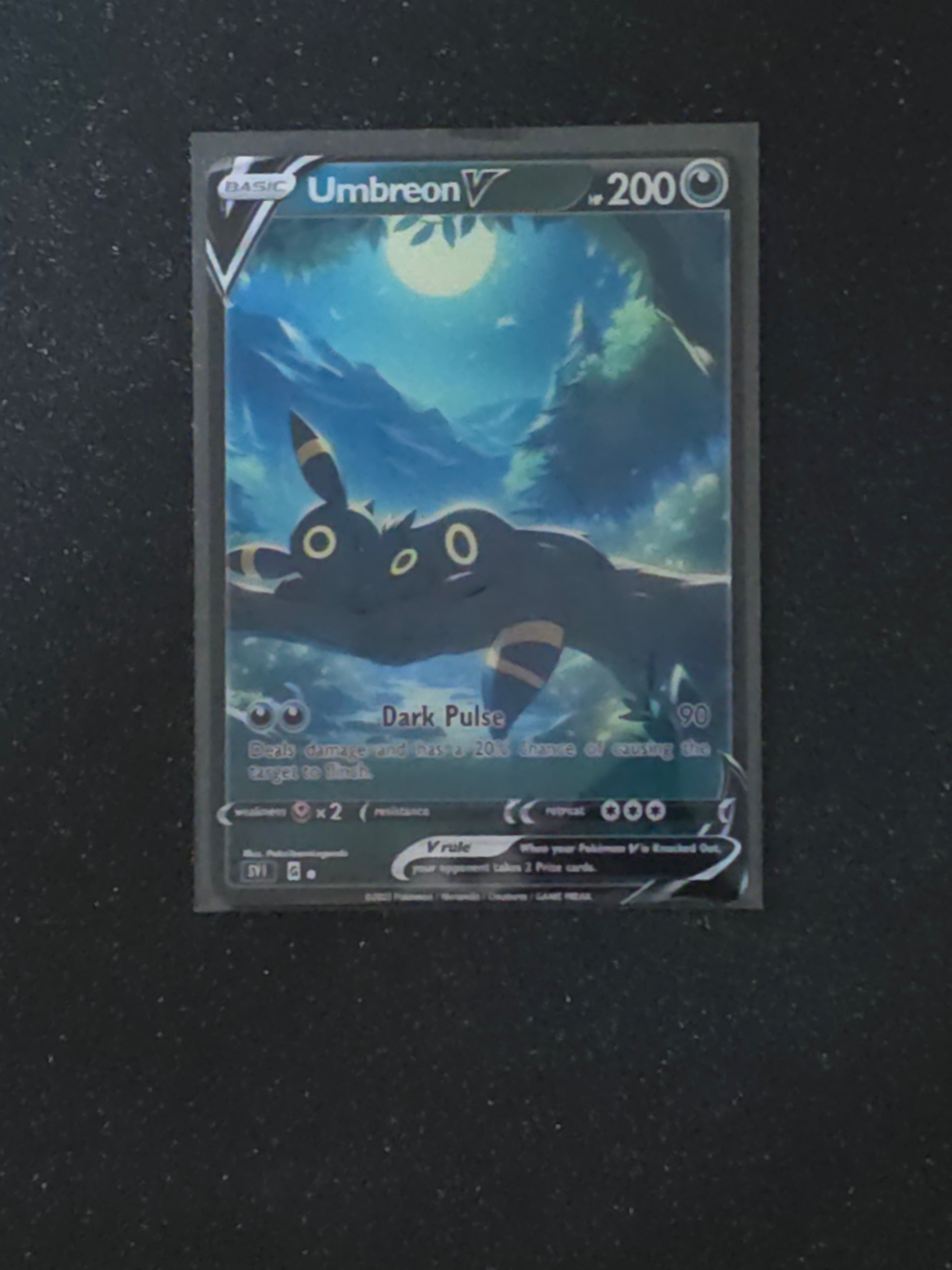Umbreon Fan Art Pokemon Card PTL 648