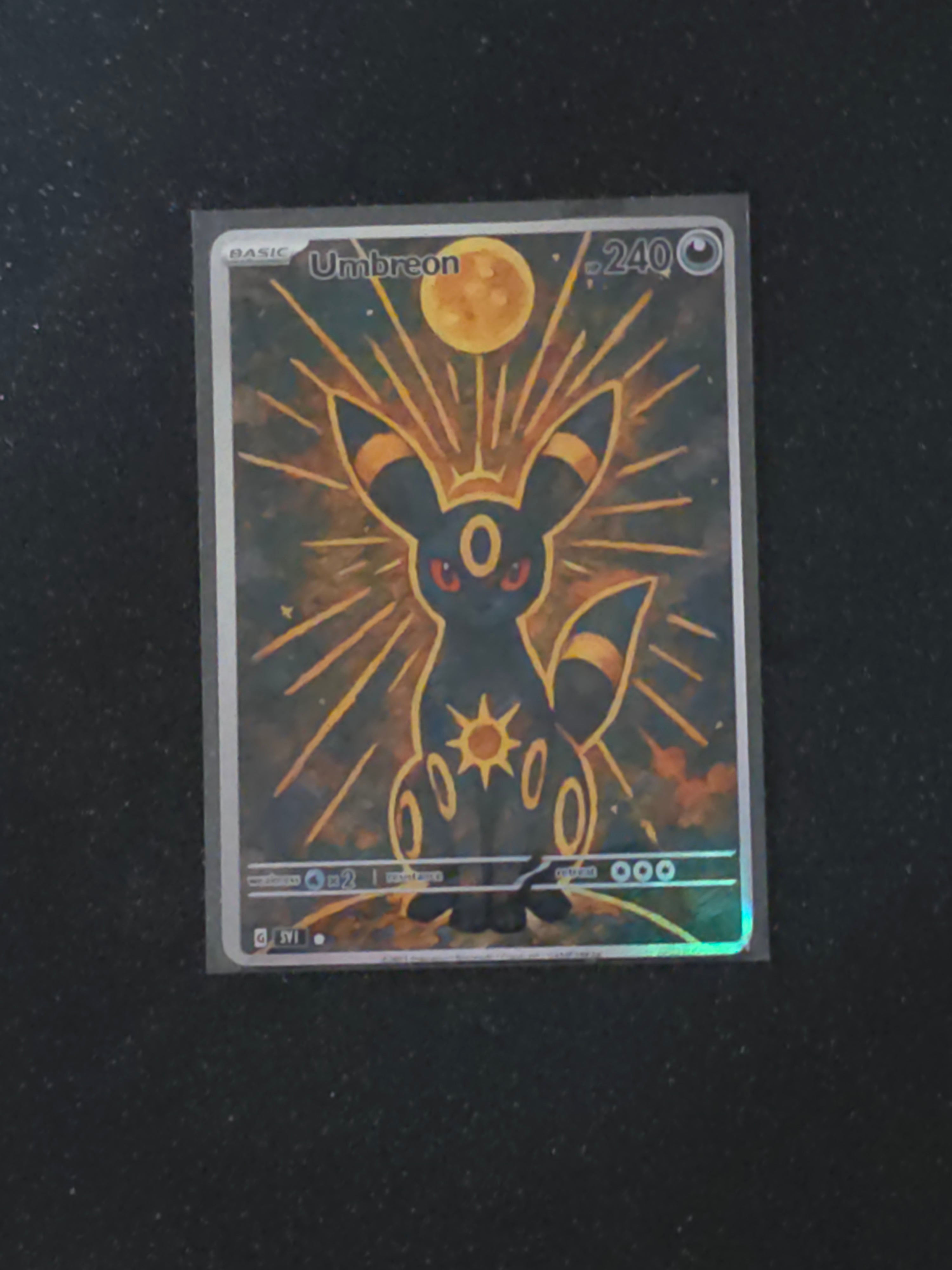 Umbreon Fan Art Pokemon Card PTL 668