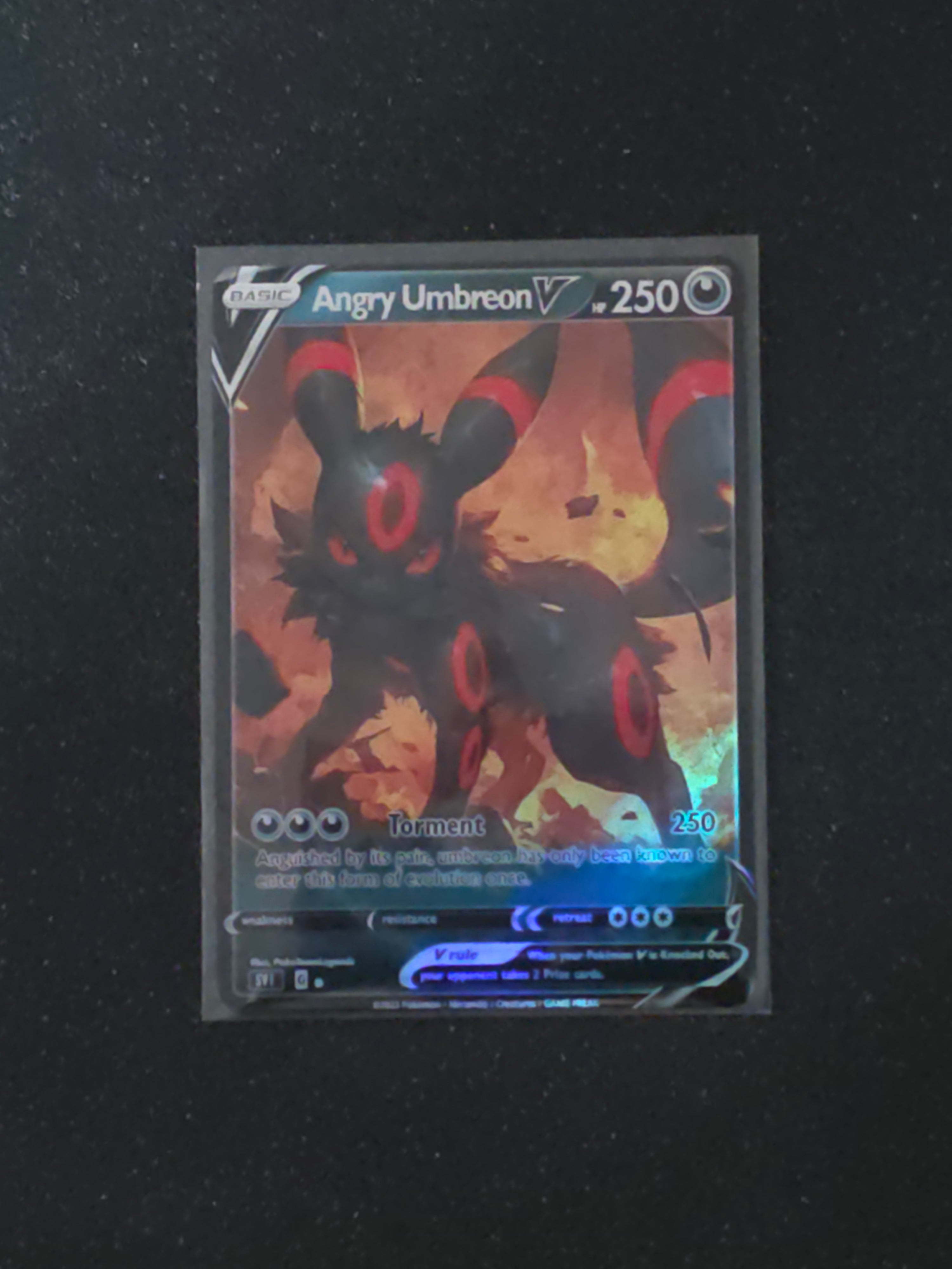 Umbreon Fan Art Pokemon Card PTL 666