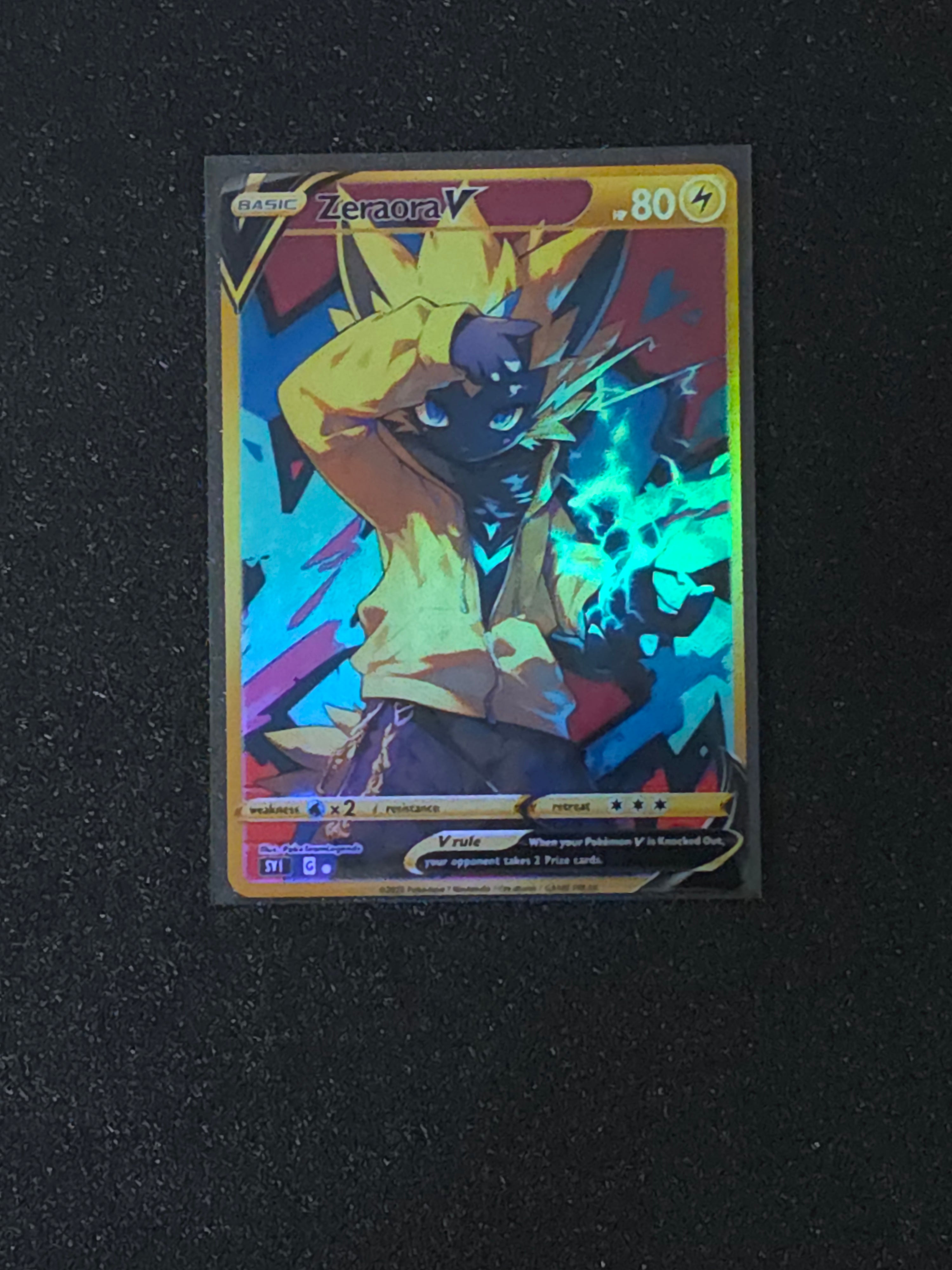 Zeraora Fan Art Pokemon Card PTL 687
