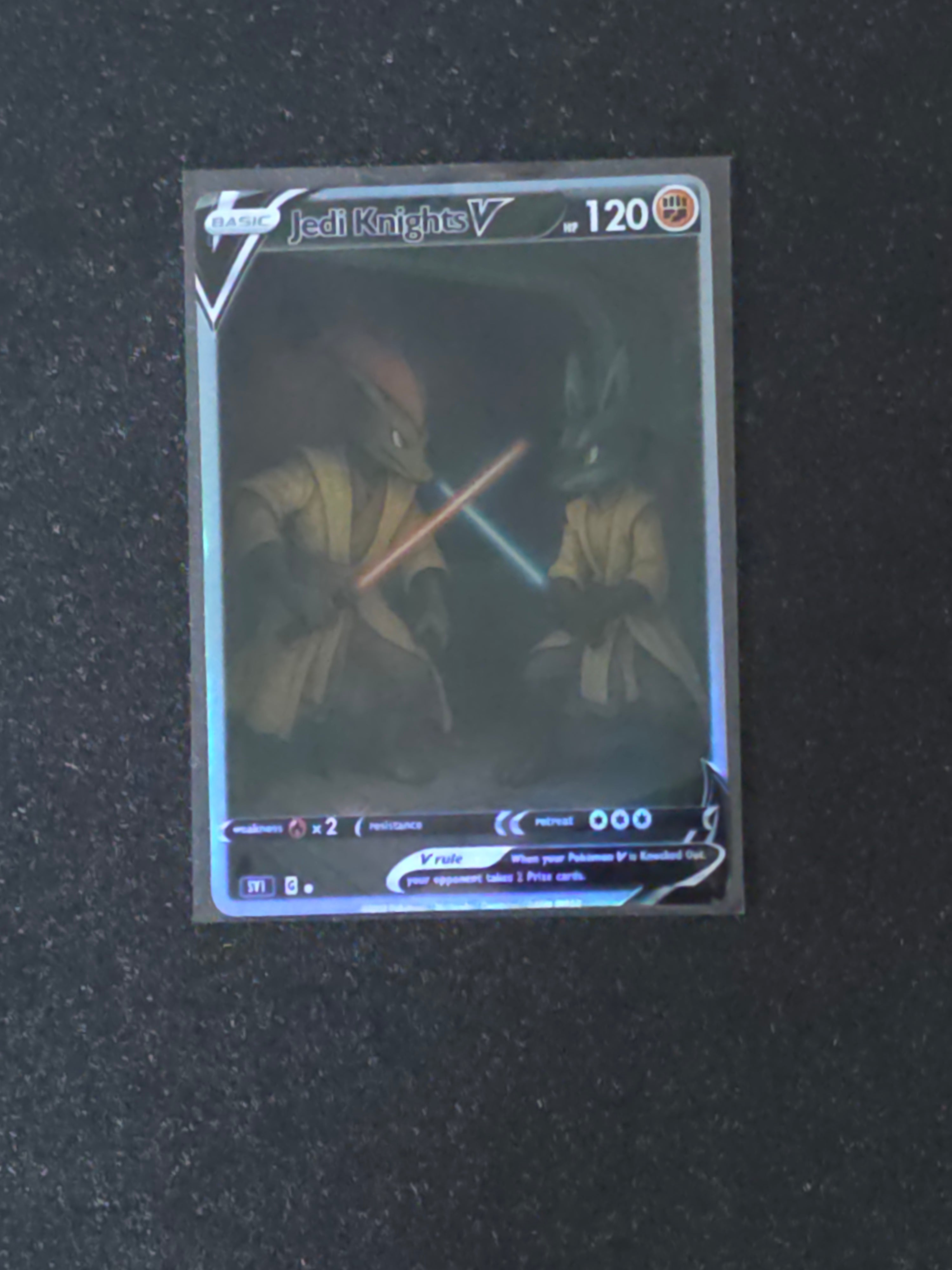 Zoroark Lucario Fan Art Pokemon Card PTL 684