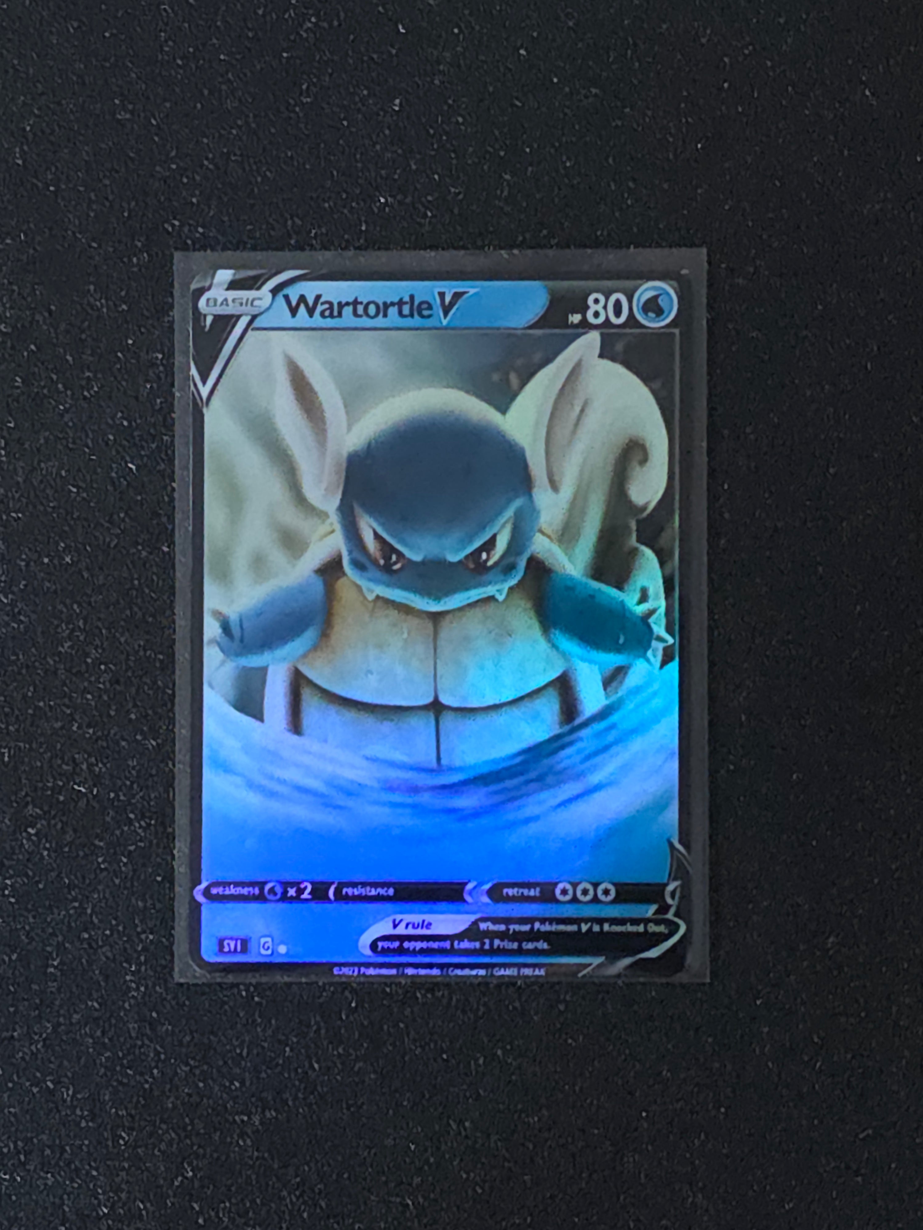 Wartortle Fan Art Pokemon Card PTL 678