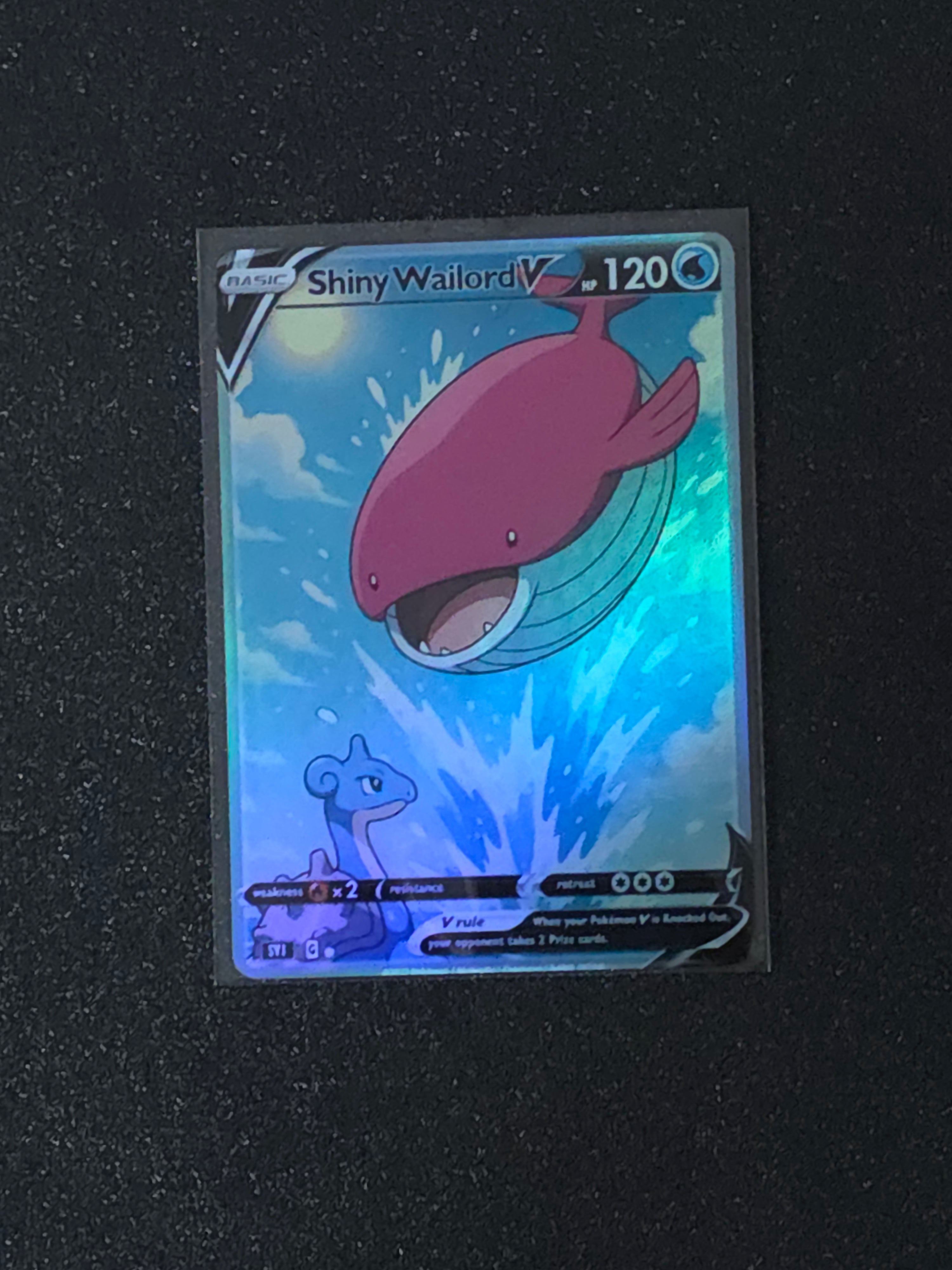 Wailord Fan Art Pokemon Card PTL 674