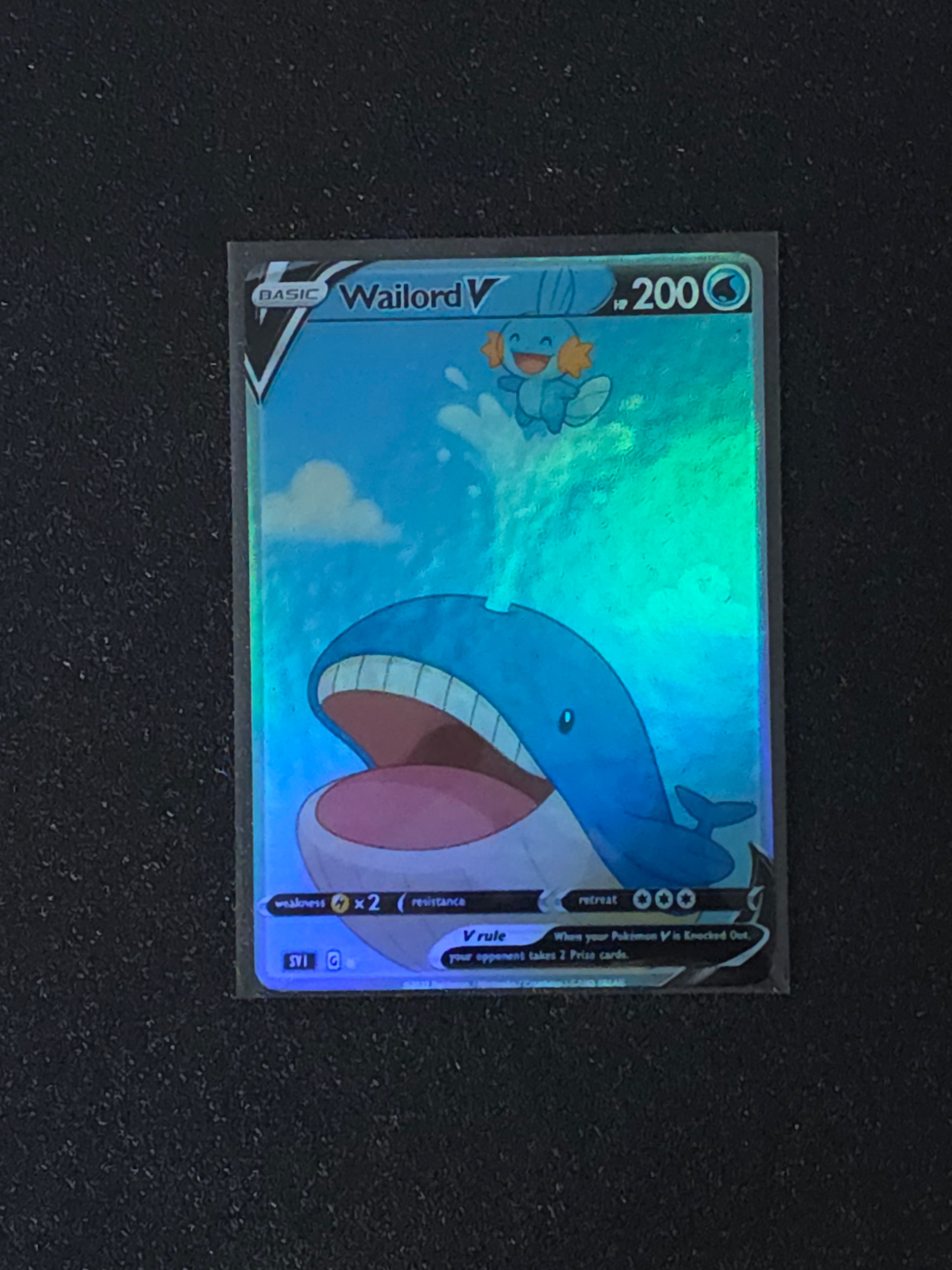 Wailord Fan Art Pokemon Card PTL 673