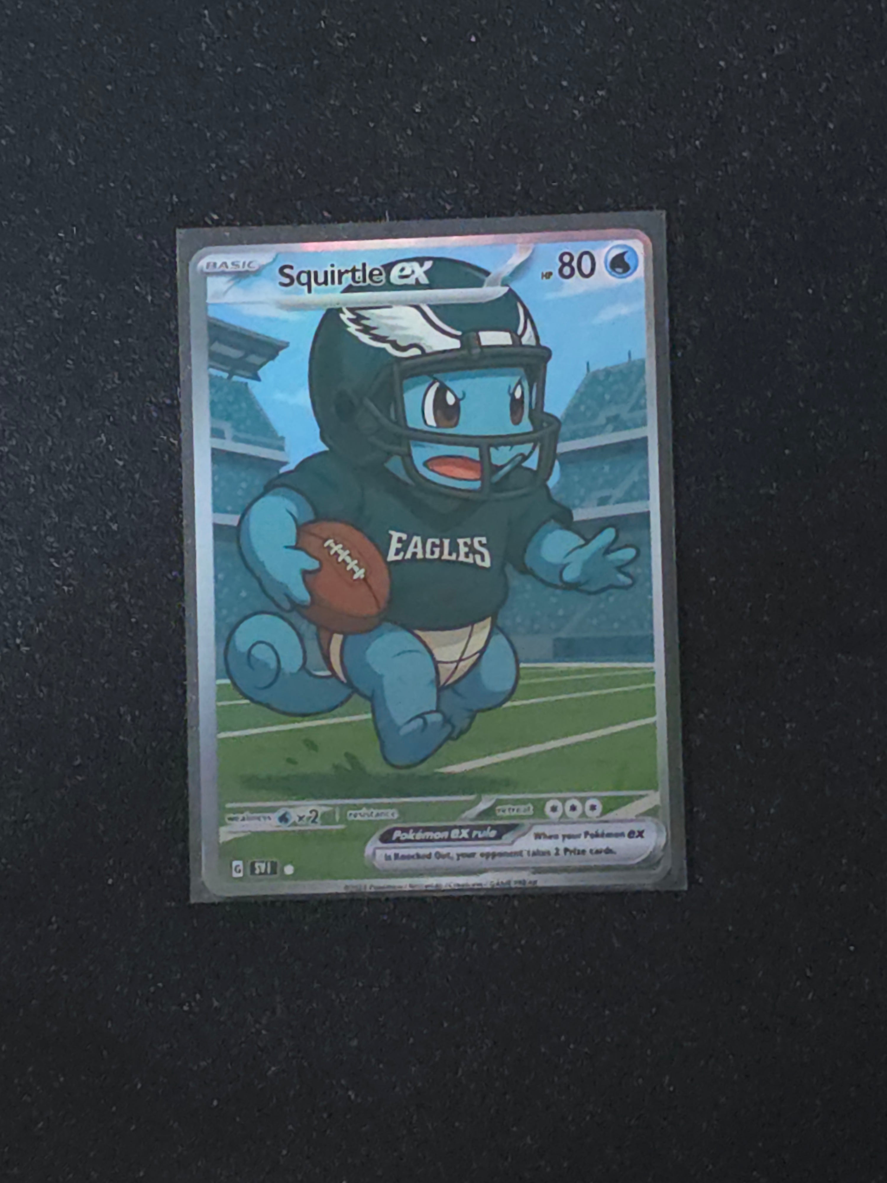 Squirtle Fan Art Pokemon Card PTL 701