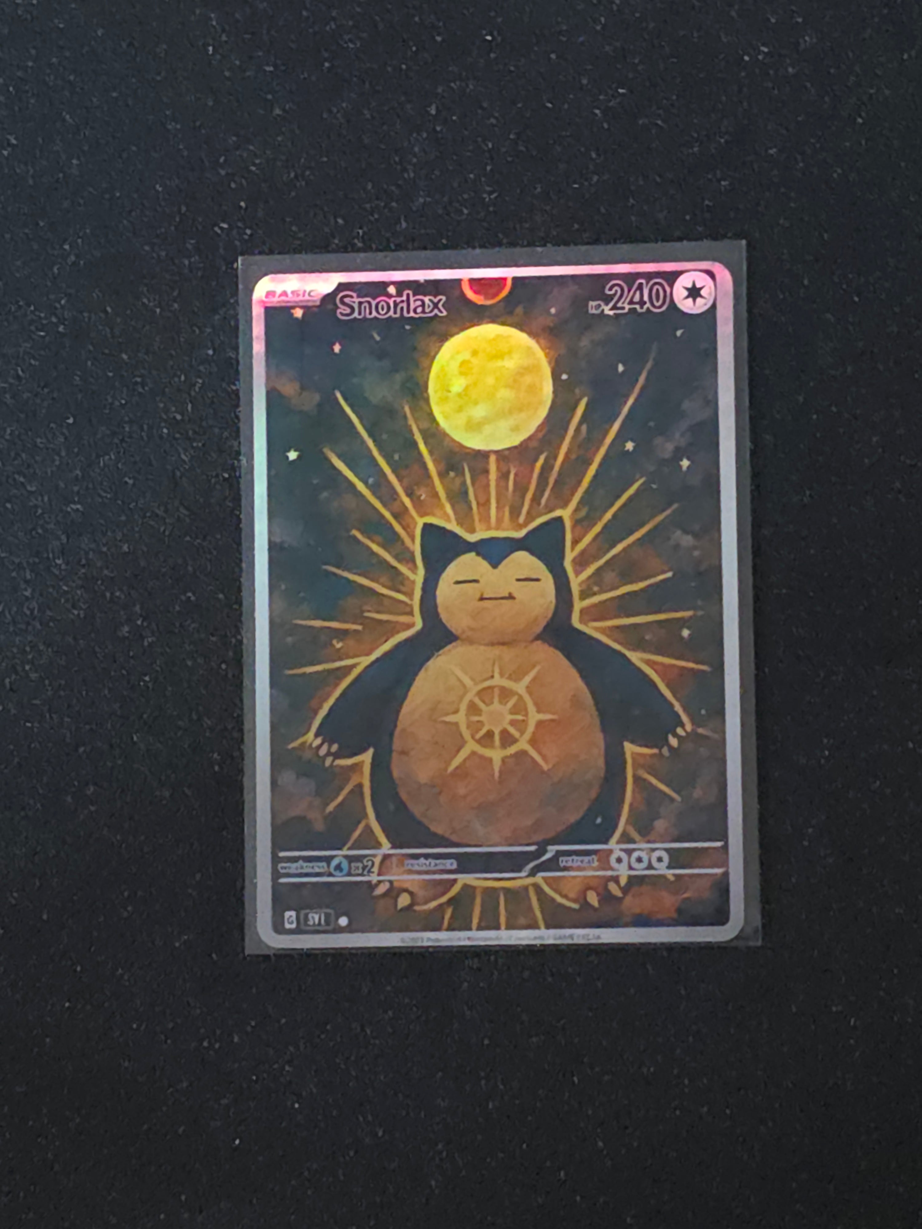 Snorlax Fan Art Pokemon Card PTL 705