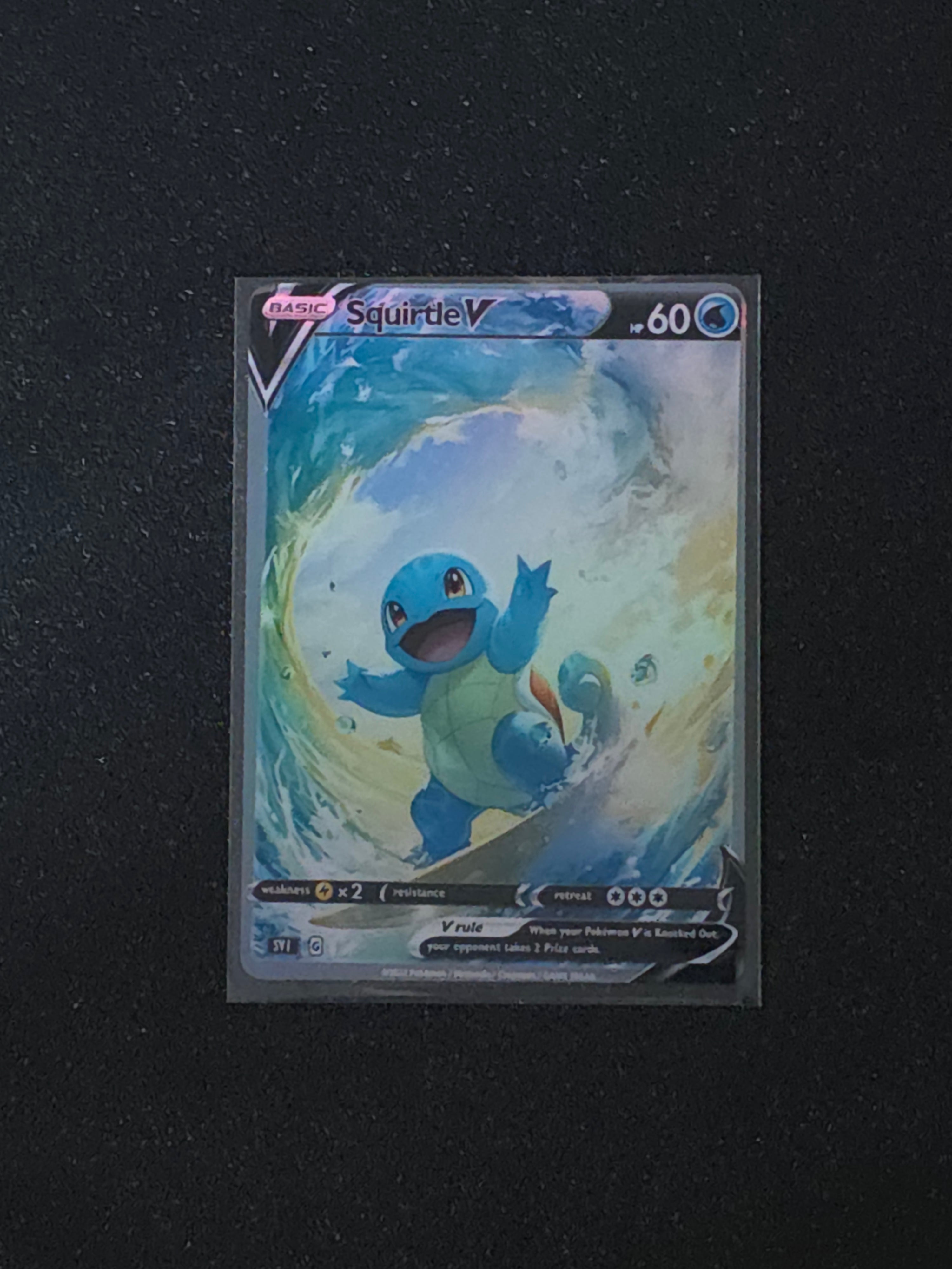 Squirtle Fan Art Pokemon Card PTL 764