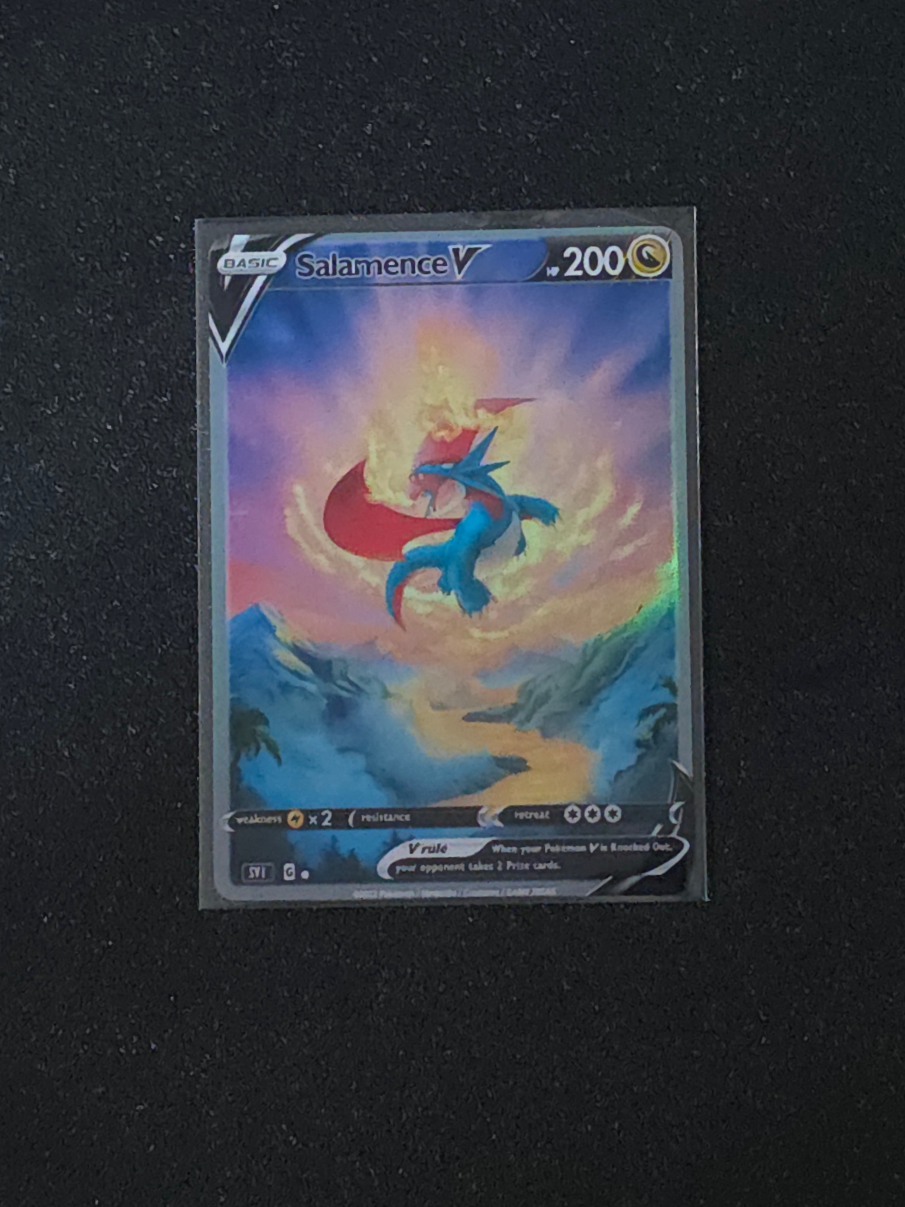 Salamence Fan Art Pokemon Card PTL 771