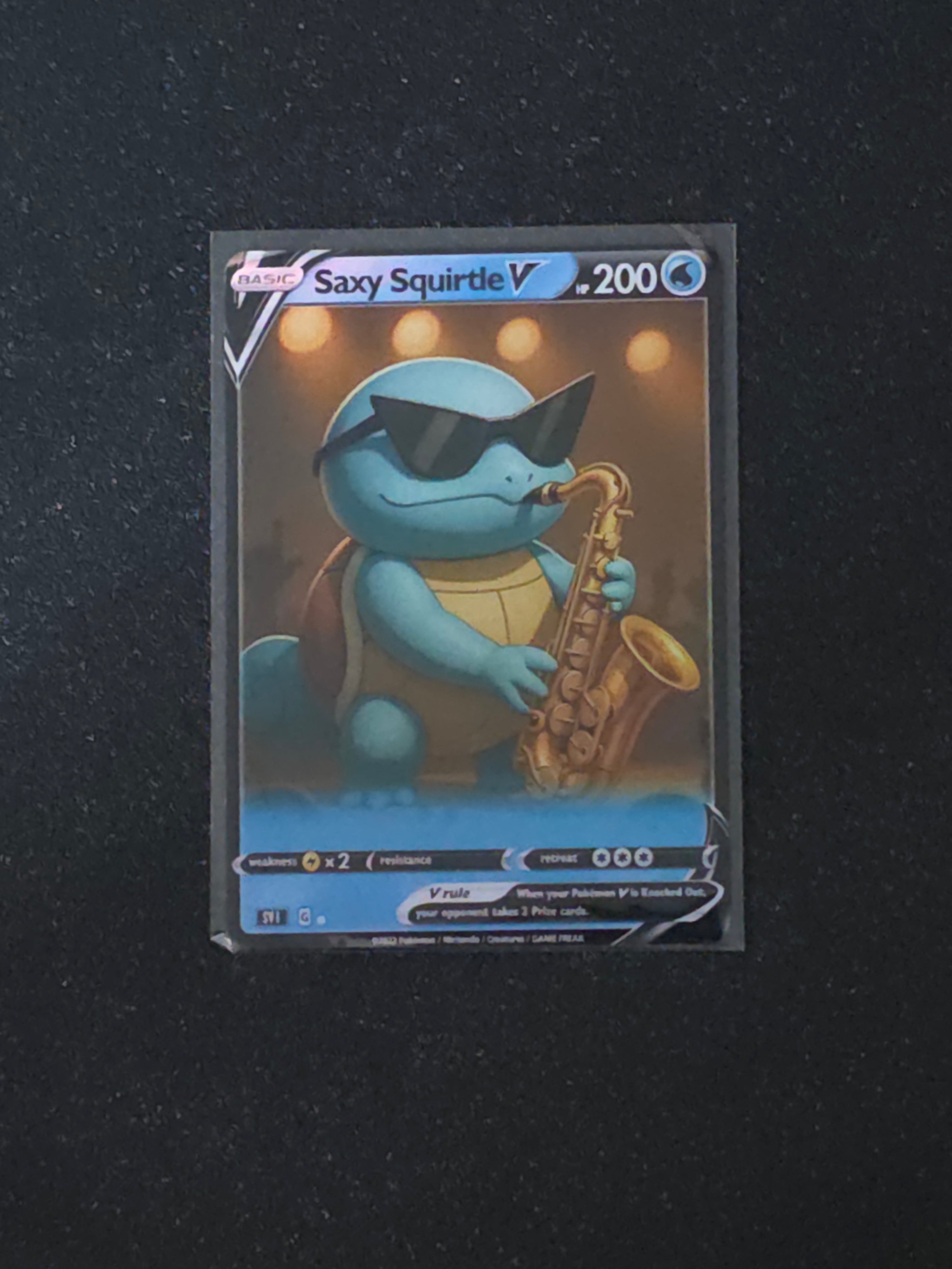 Squirtle Fan Art Pokemon Card PTL 763