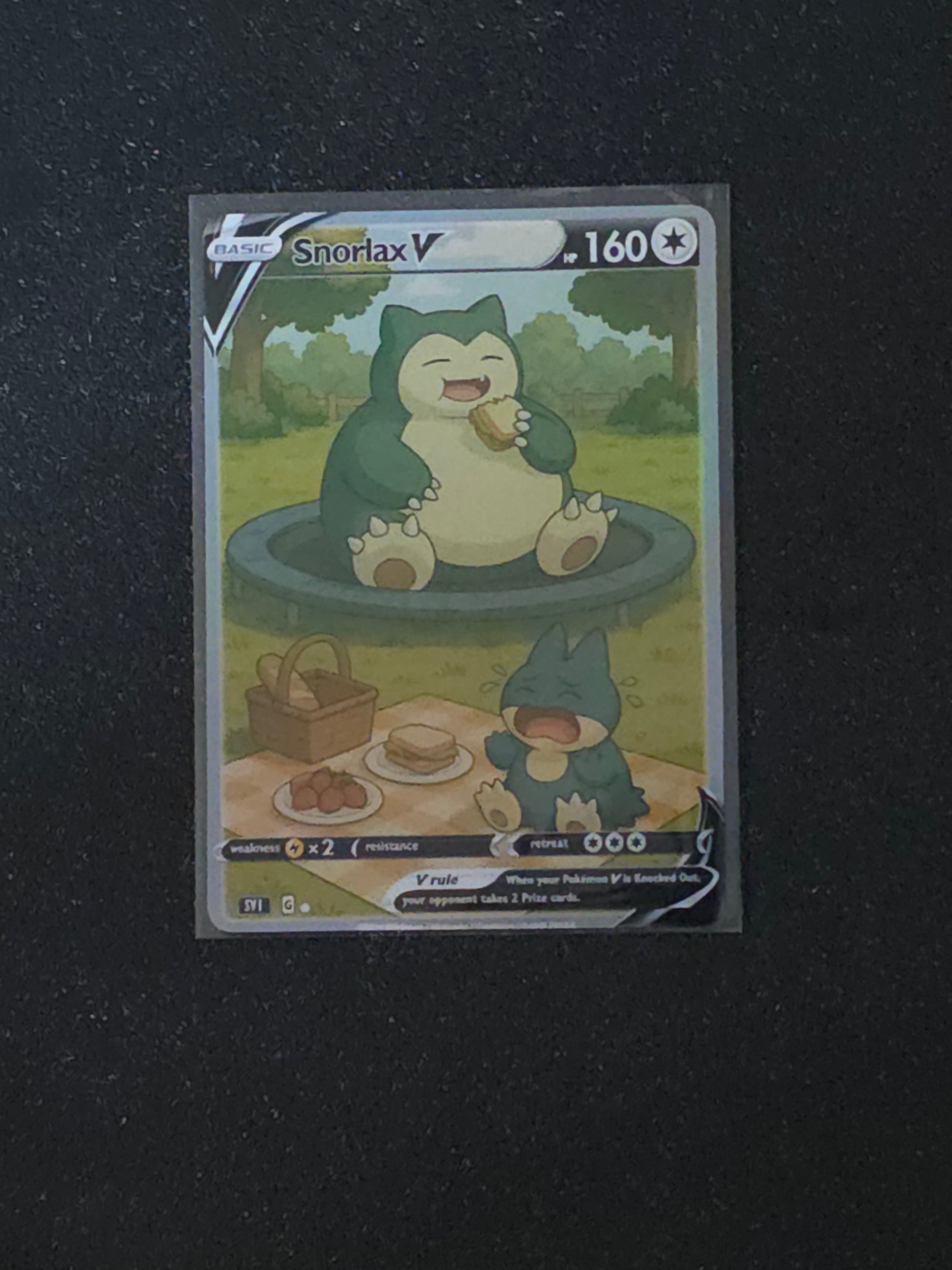 Snorlax Fan Art Pokemon Card PTL 756