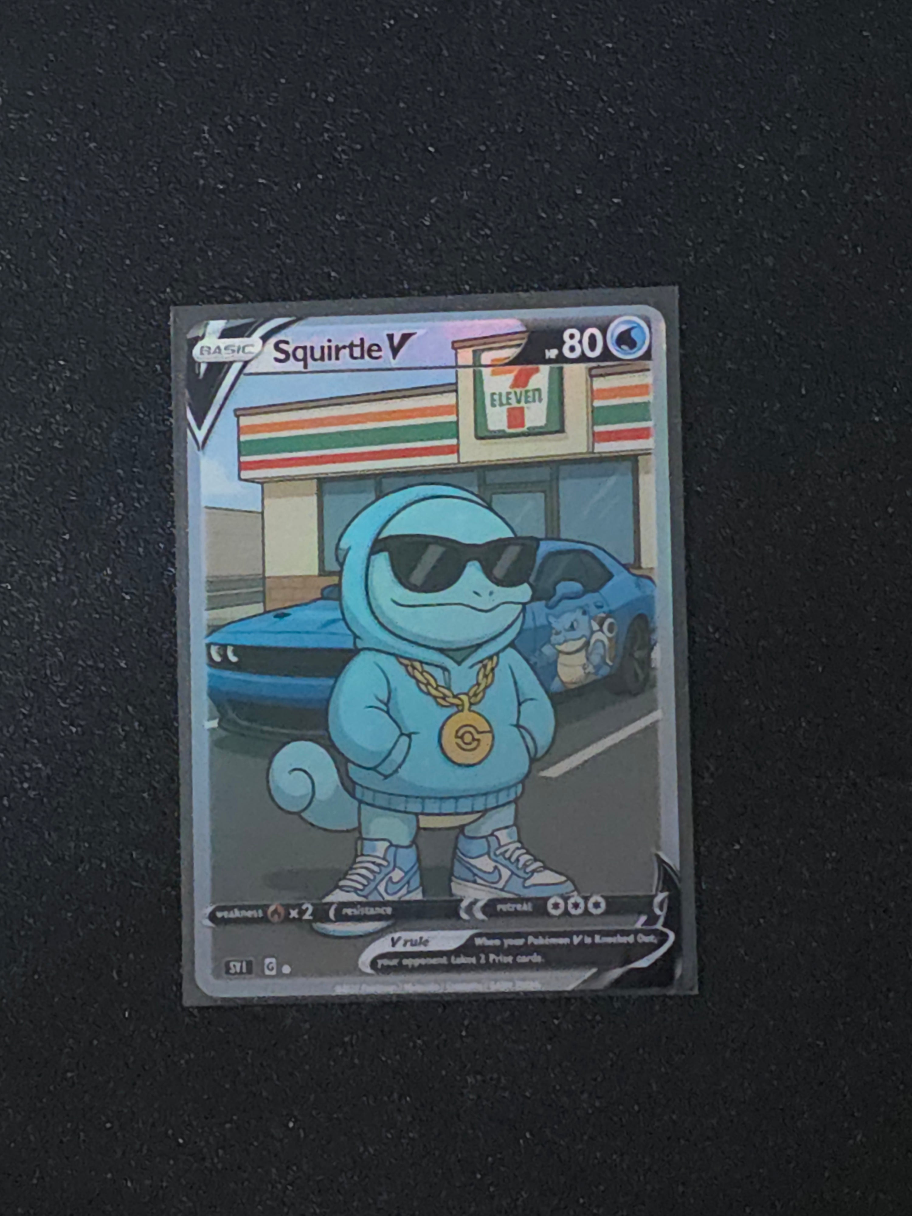Squirtle Fan Art Pokemon Card PTL 762