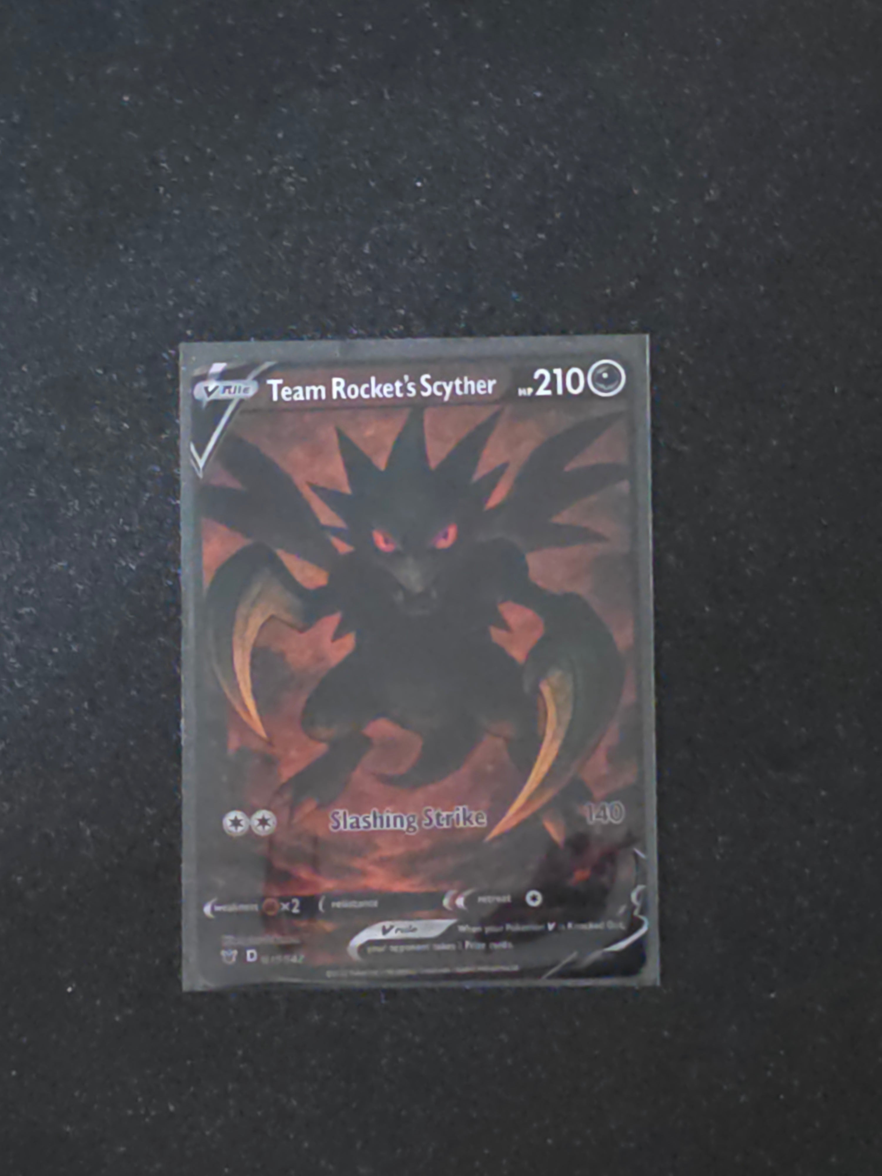 Scyther Fan Art Pokemon Card PTL 777