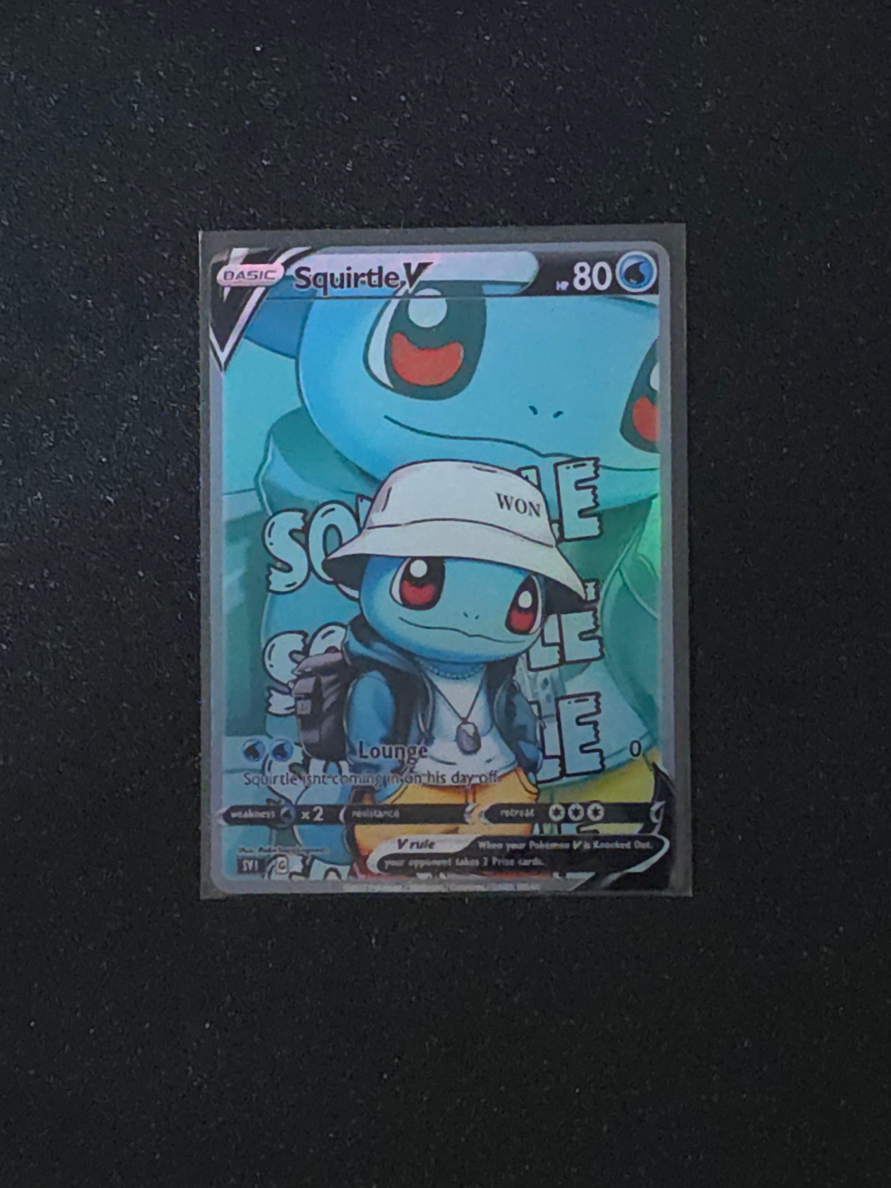 Squirtle Fan Art Pokemon Card PTL 759
