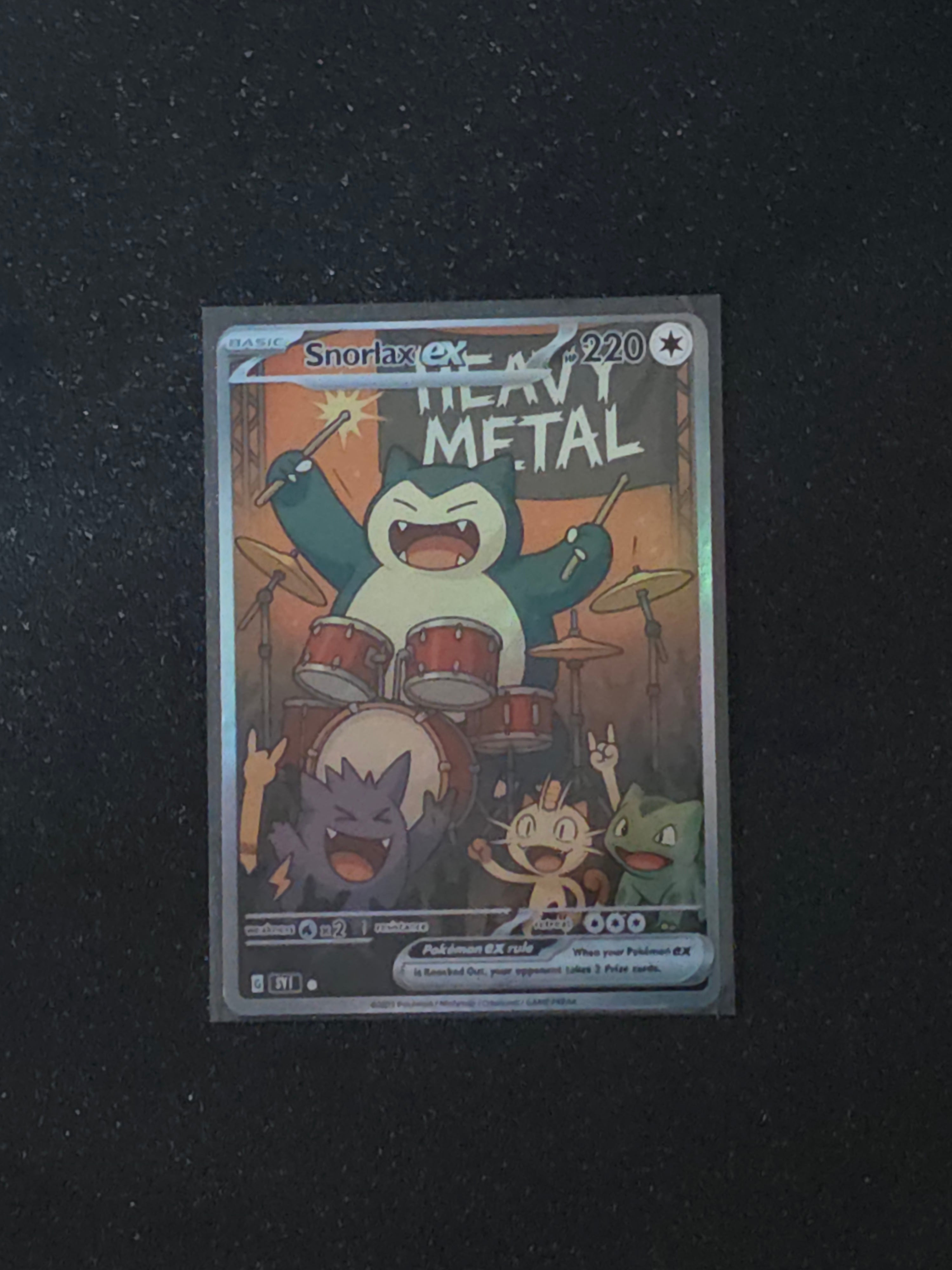 Snorlax Fan Art Pokemon Card PTL 754