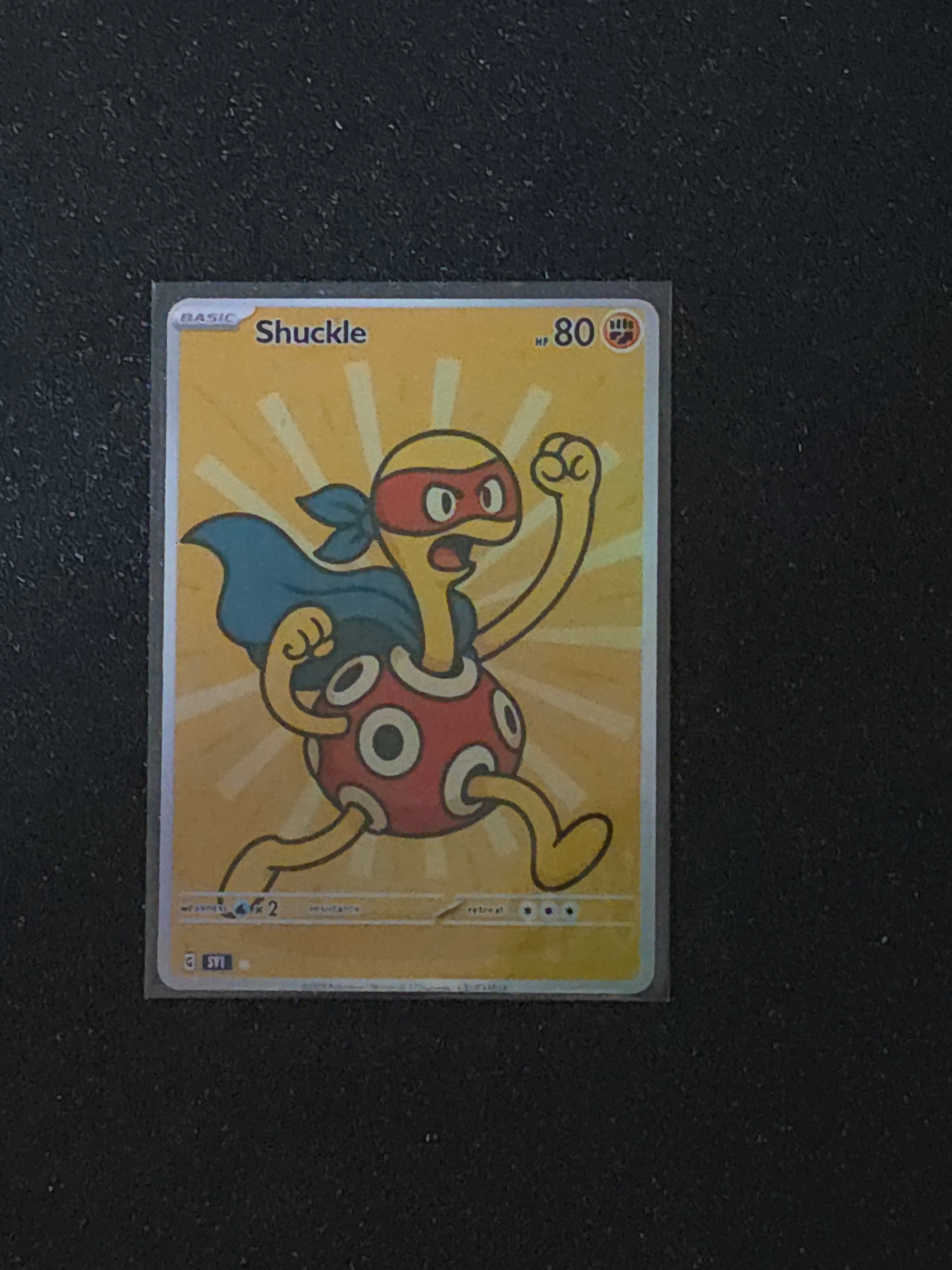Shuckle Fan Art Pokemon Card PTL 747