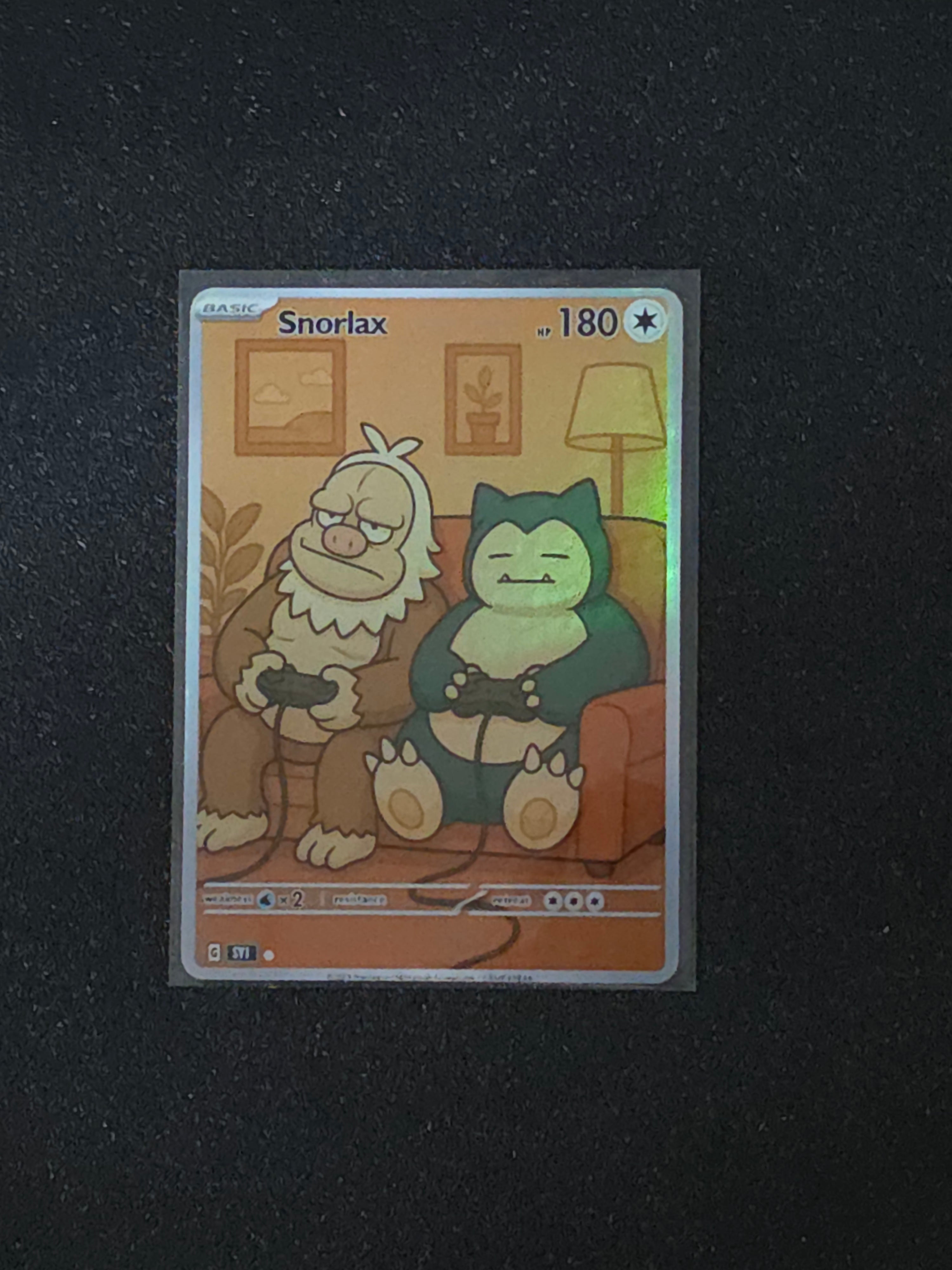 Slaking Snorlax Fan Art Pokemon Card PTL 745