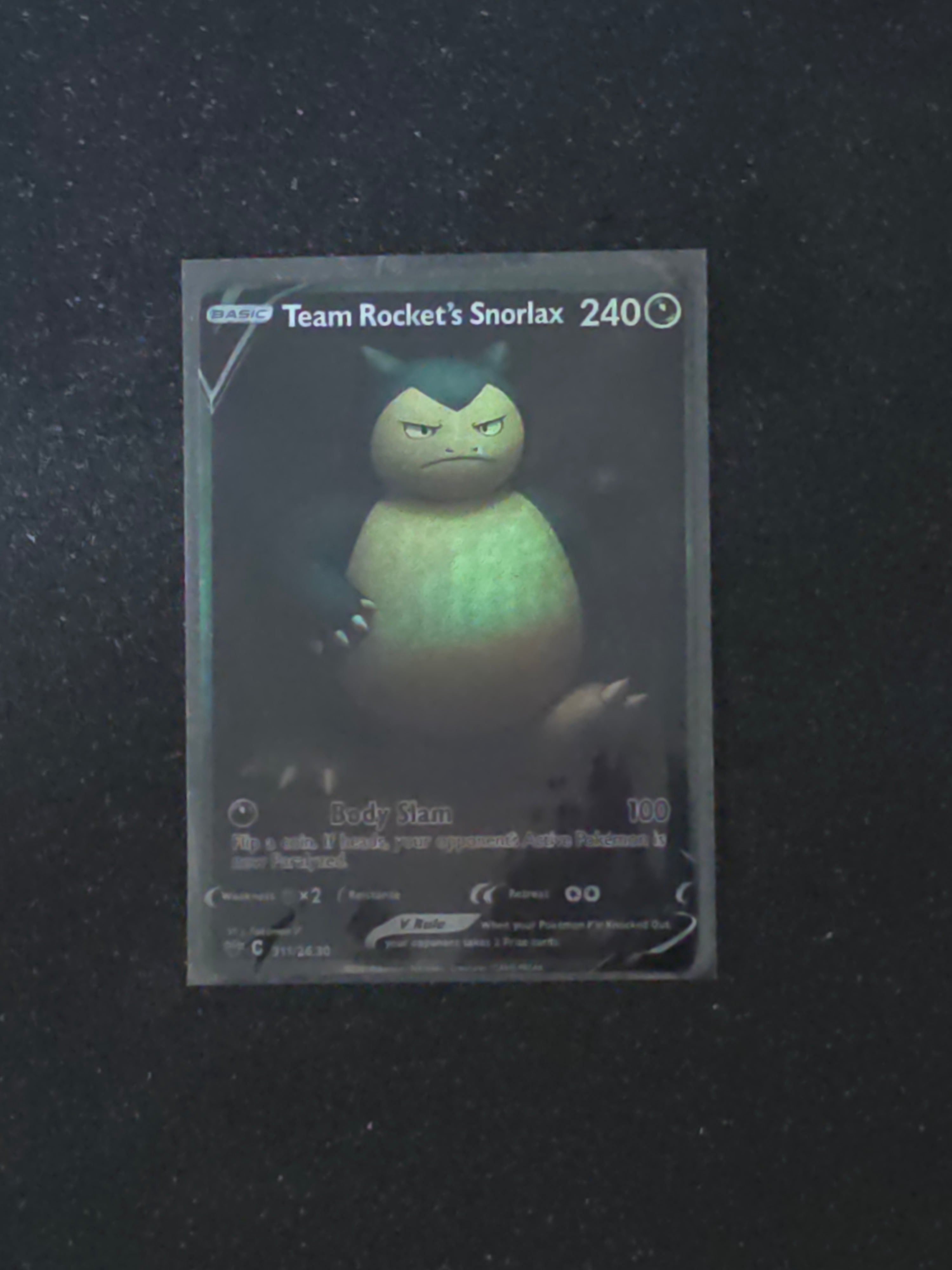 Snorlax Fan Art Pokemon Card PTL 743