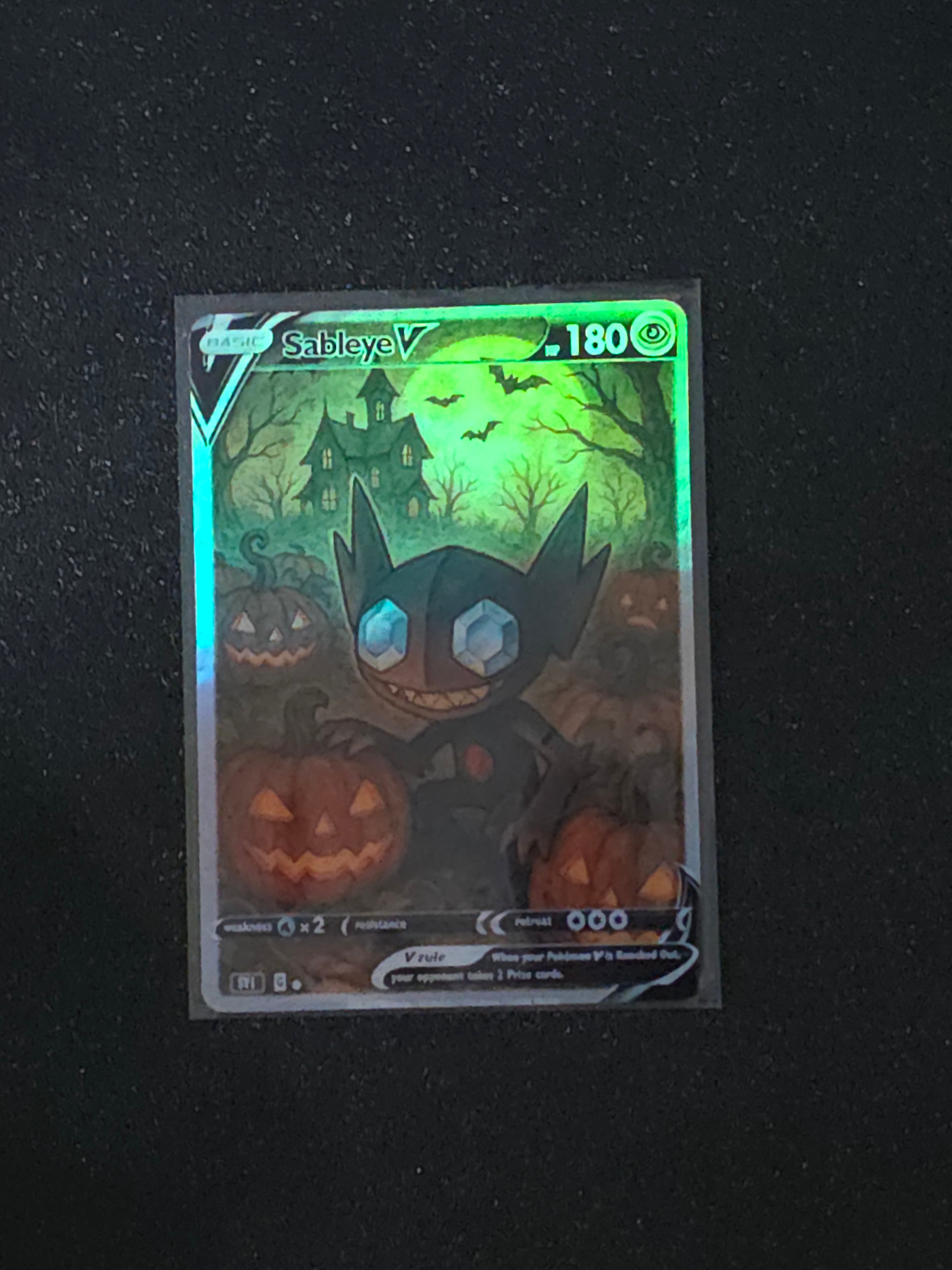 Sableye Fan Art Pokemon Card PTL 735