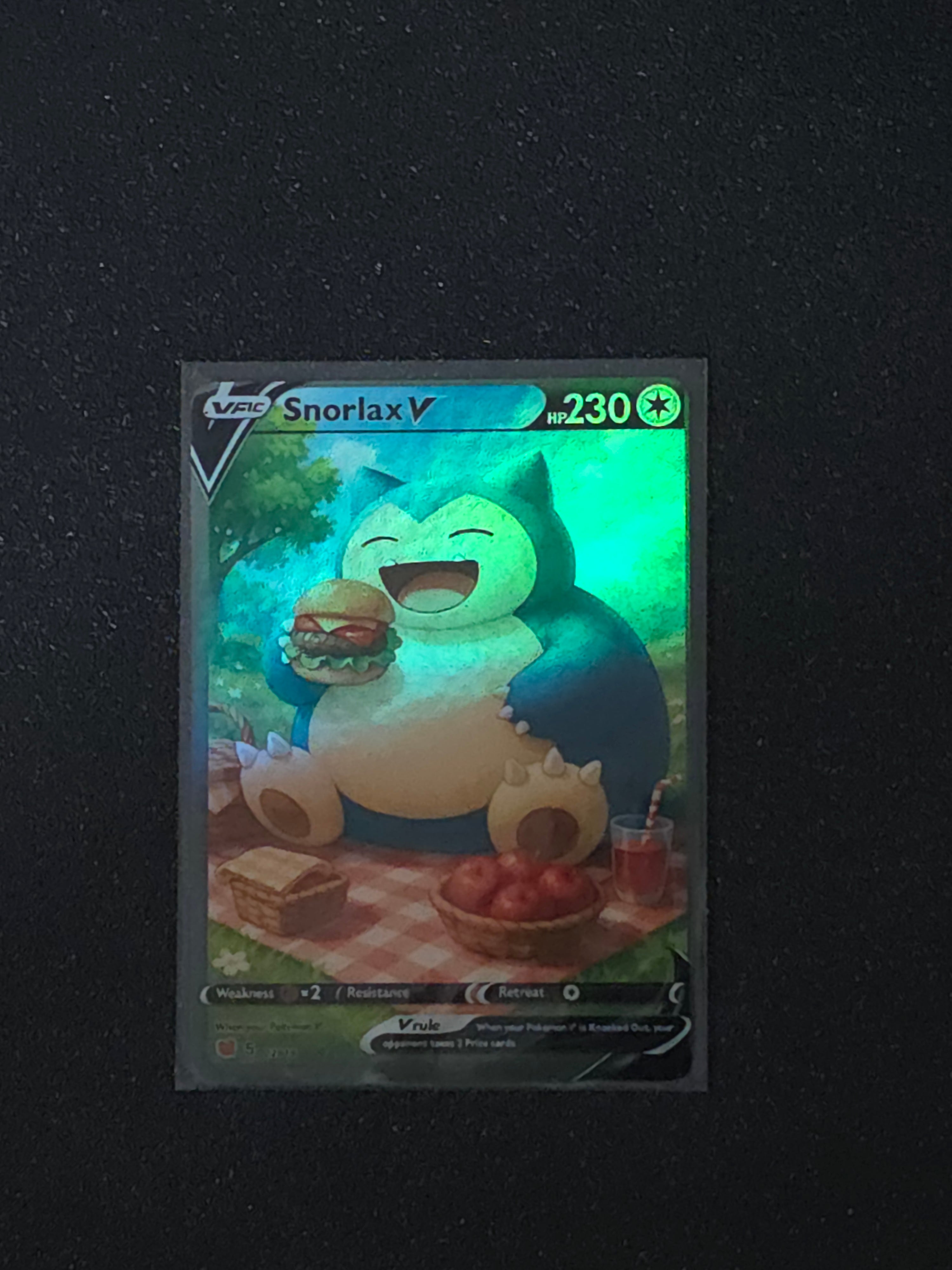 Snorlax Fan Art Pokemon Card PTL 734