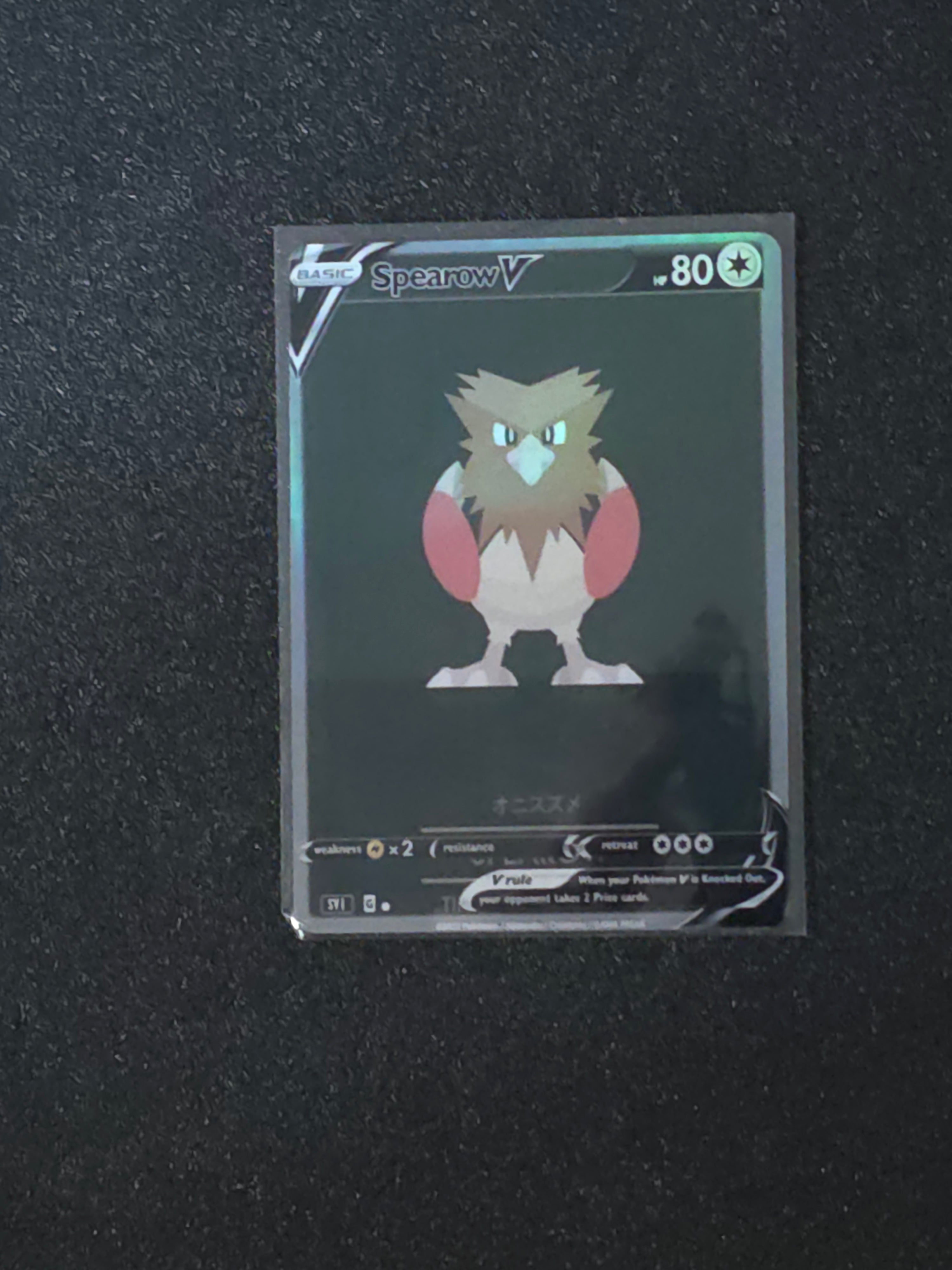 Spearow Fan Art Pokemon Card PTL 725