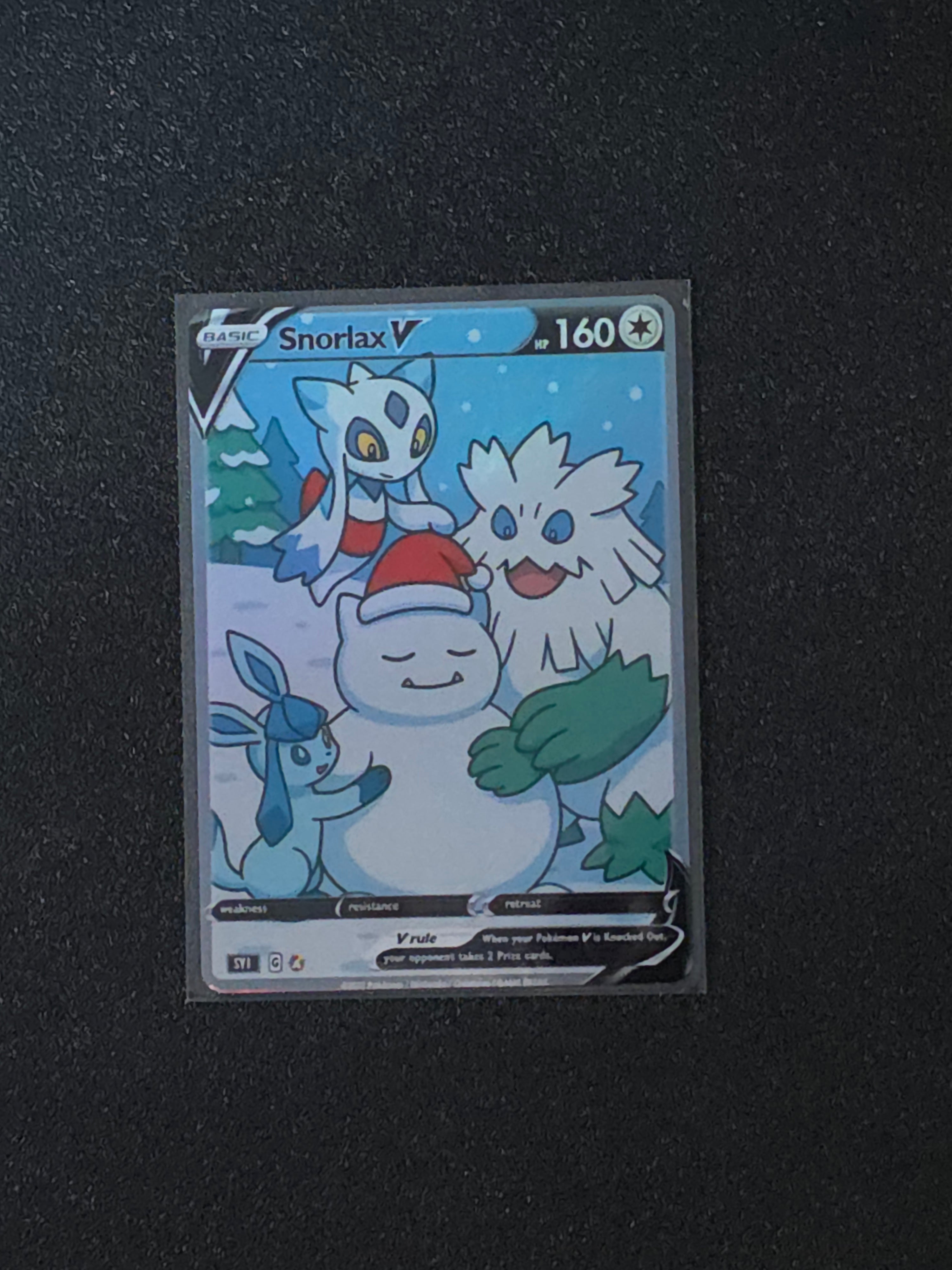 Snorlax Glaceon Froslass Abomasnow Fan Art Pokemon Card PTL 716