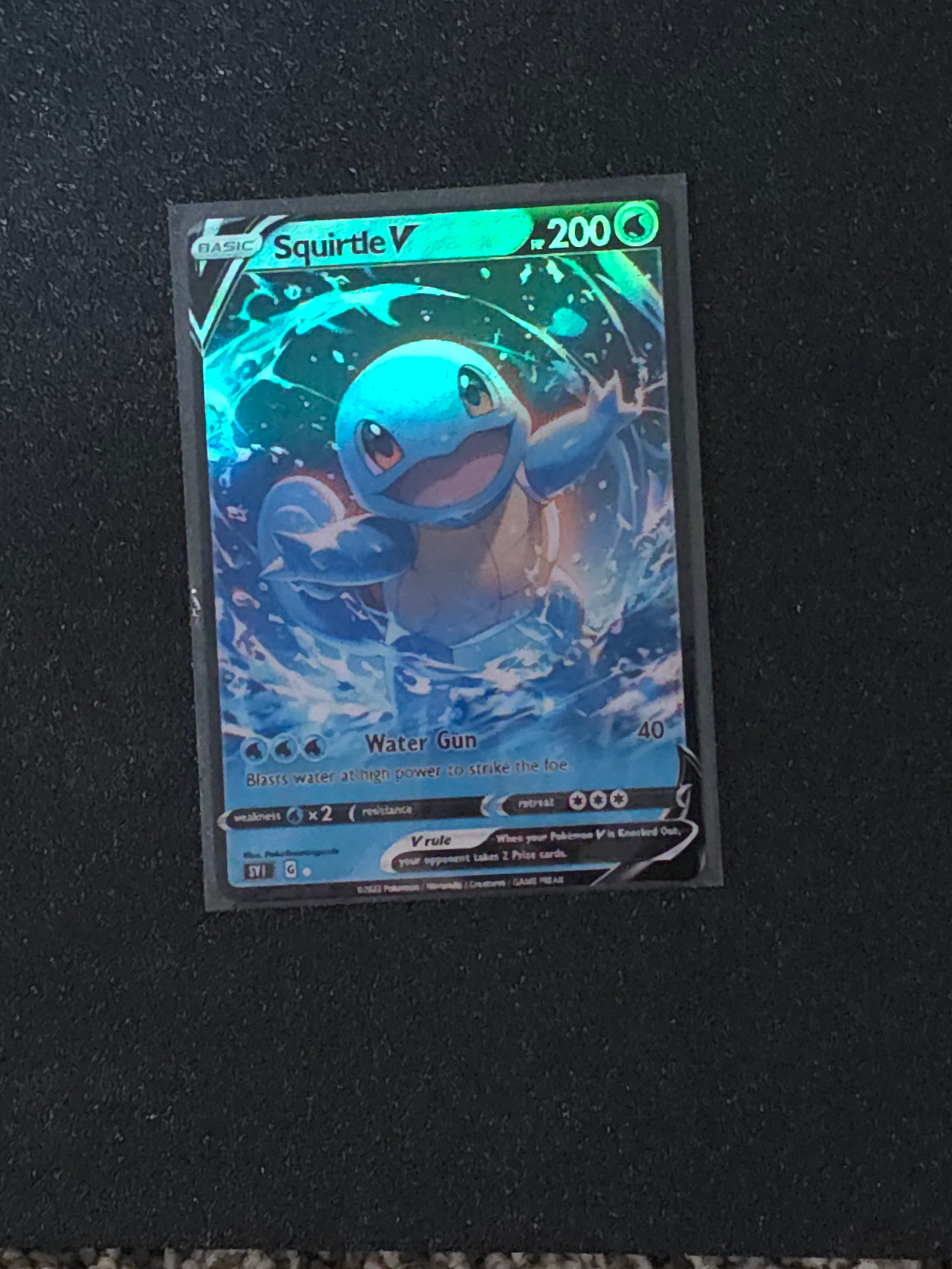 Squirtle Fan Art Pokemon Card PTL 713