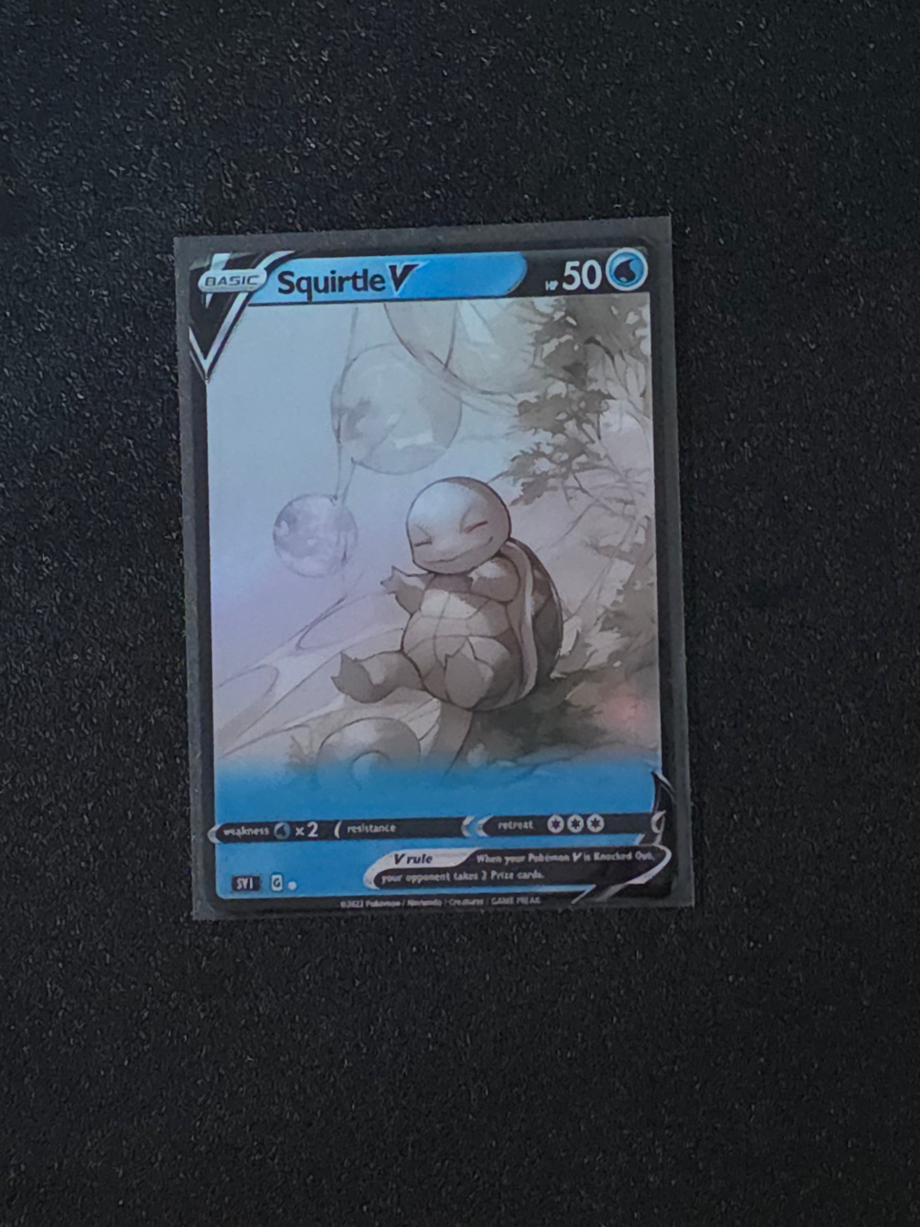Squirtle Fan Art Pokemon Card PTL 709