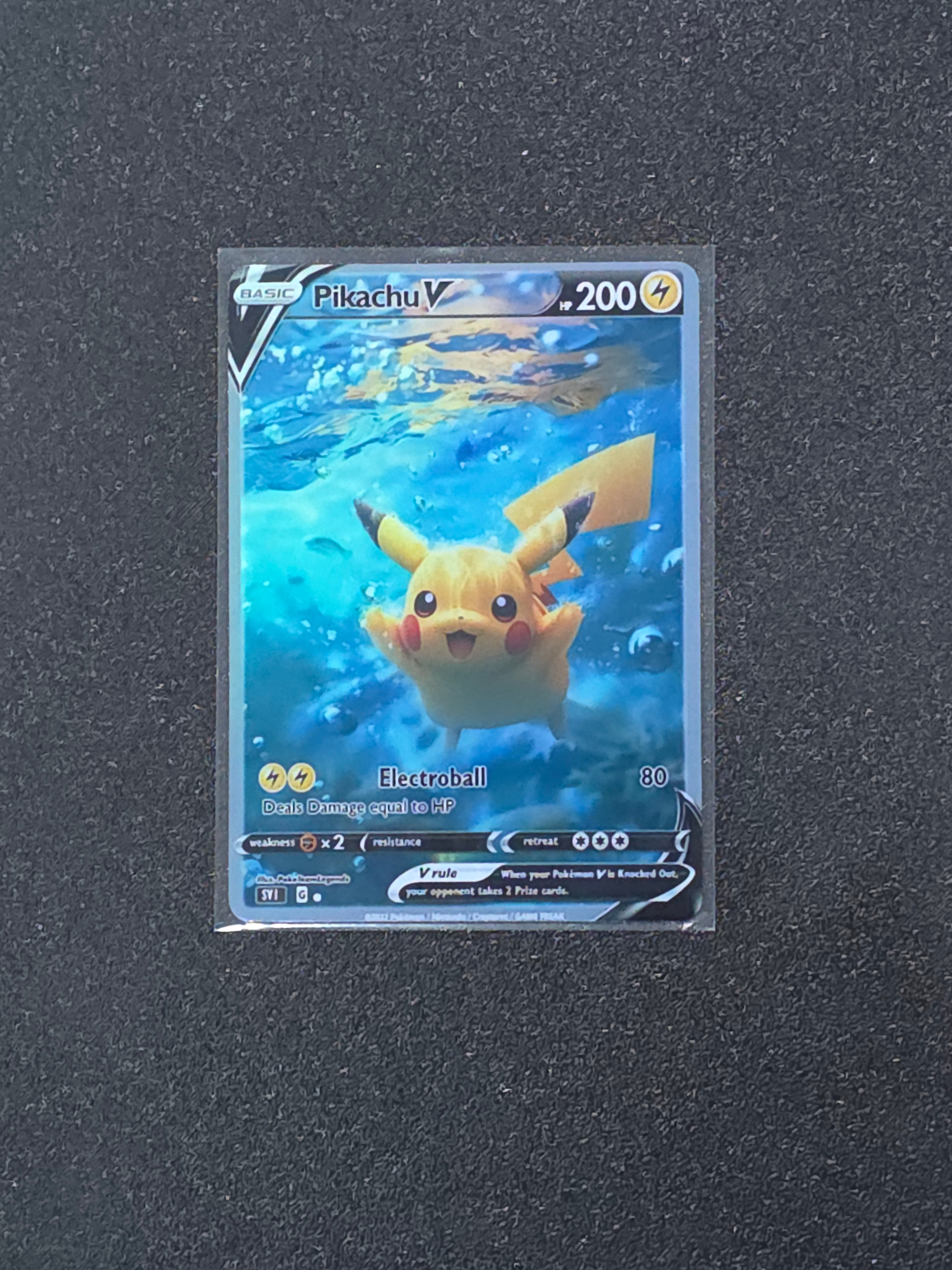 Pikachu Fan Art Pokemon Card PTL 795