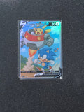 Sonic Pikachu Fan Art Pokemon Card PTL 809