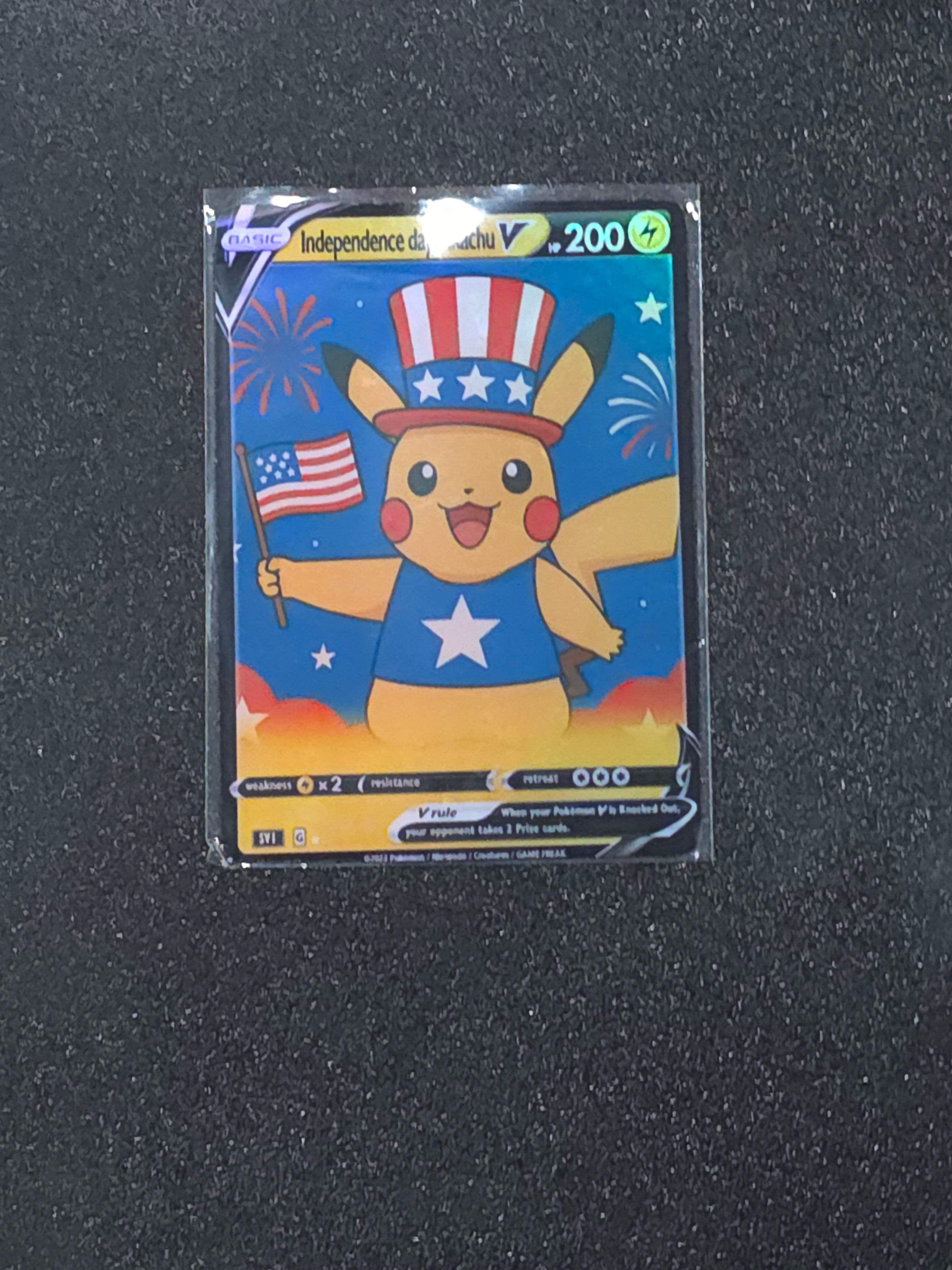 Pikachu Fan Art Pokemon Card PTL 811