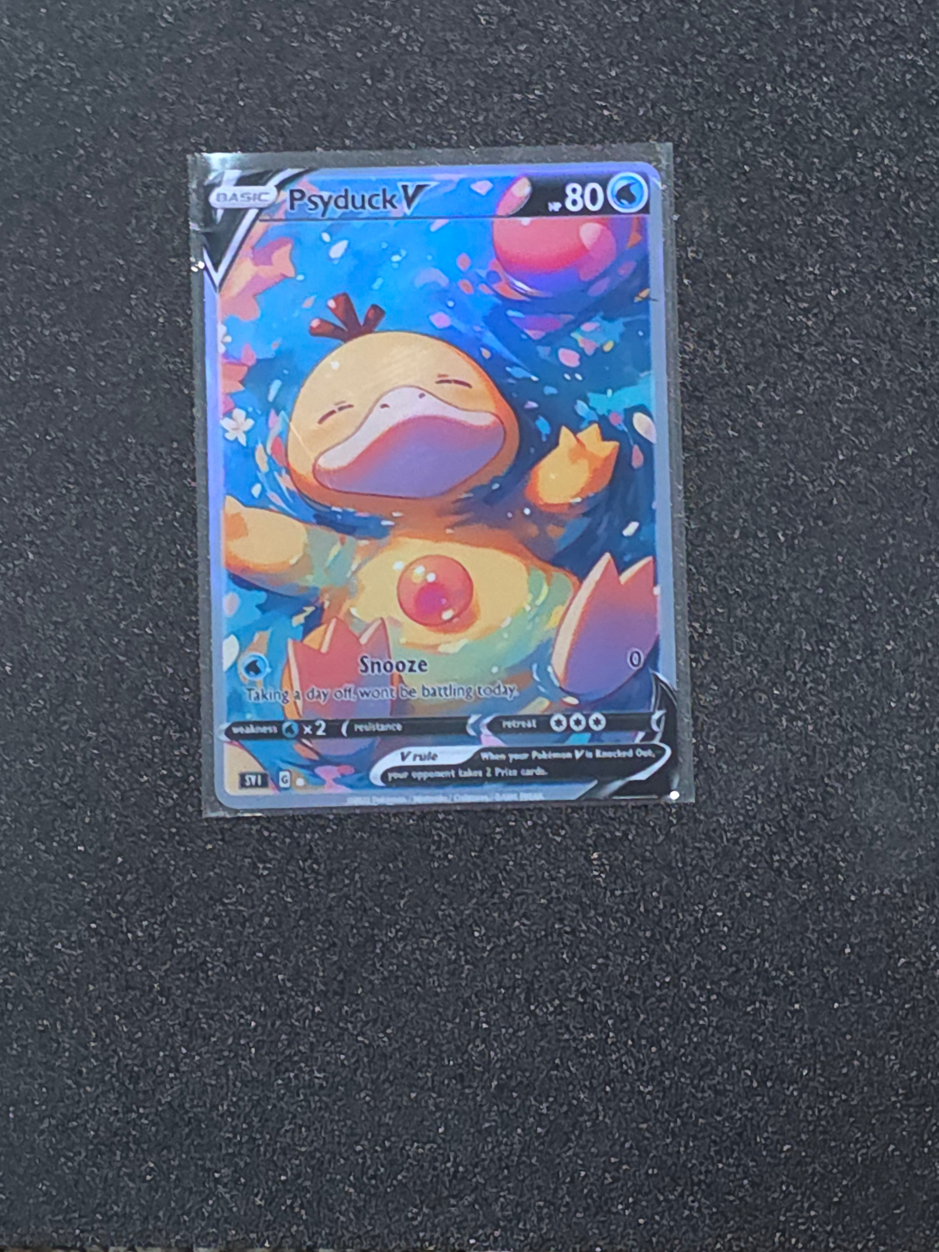Psyduck Fan Art Pokemon Card PTL 818