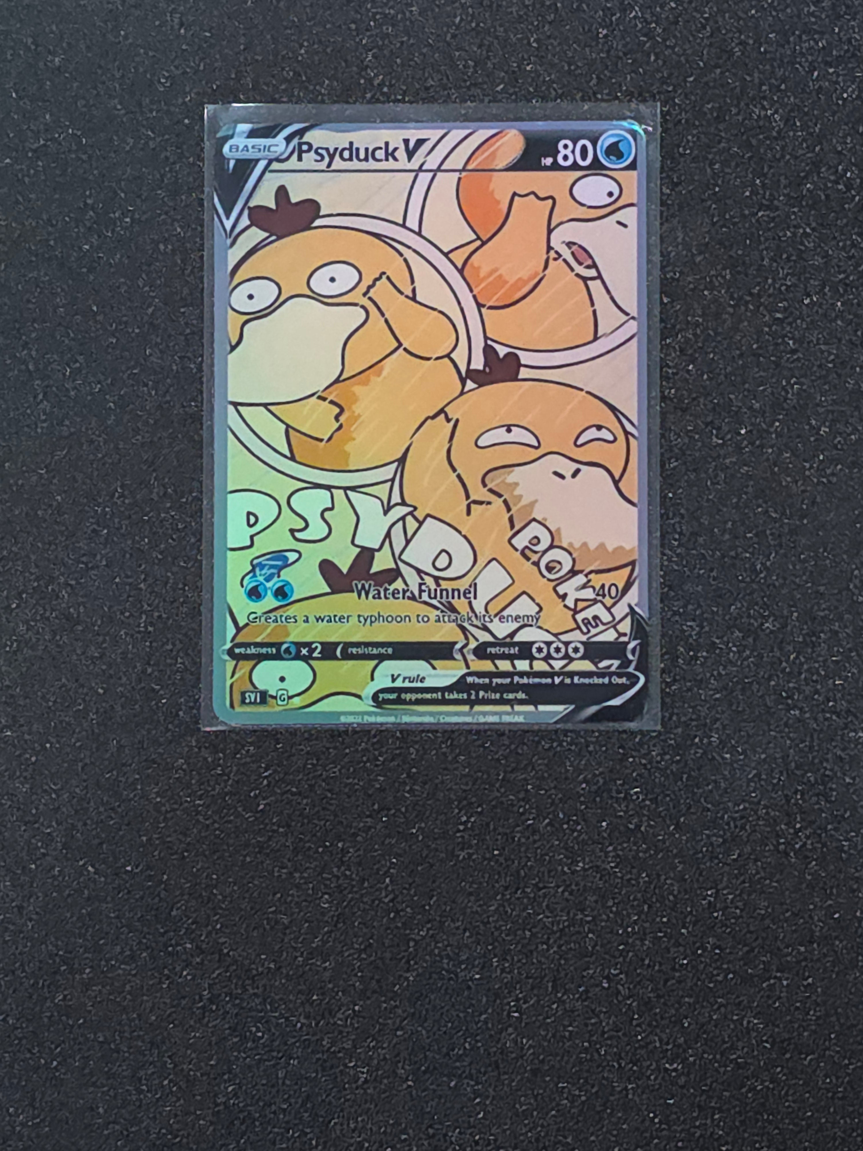 Psyduck Fan Art Pokemon Card PTL 821