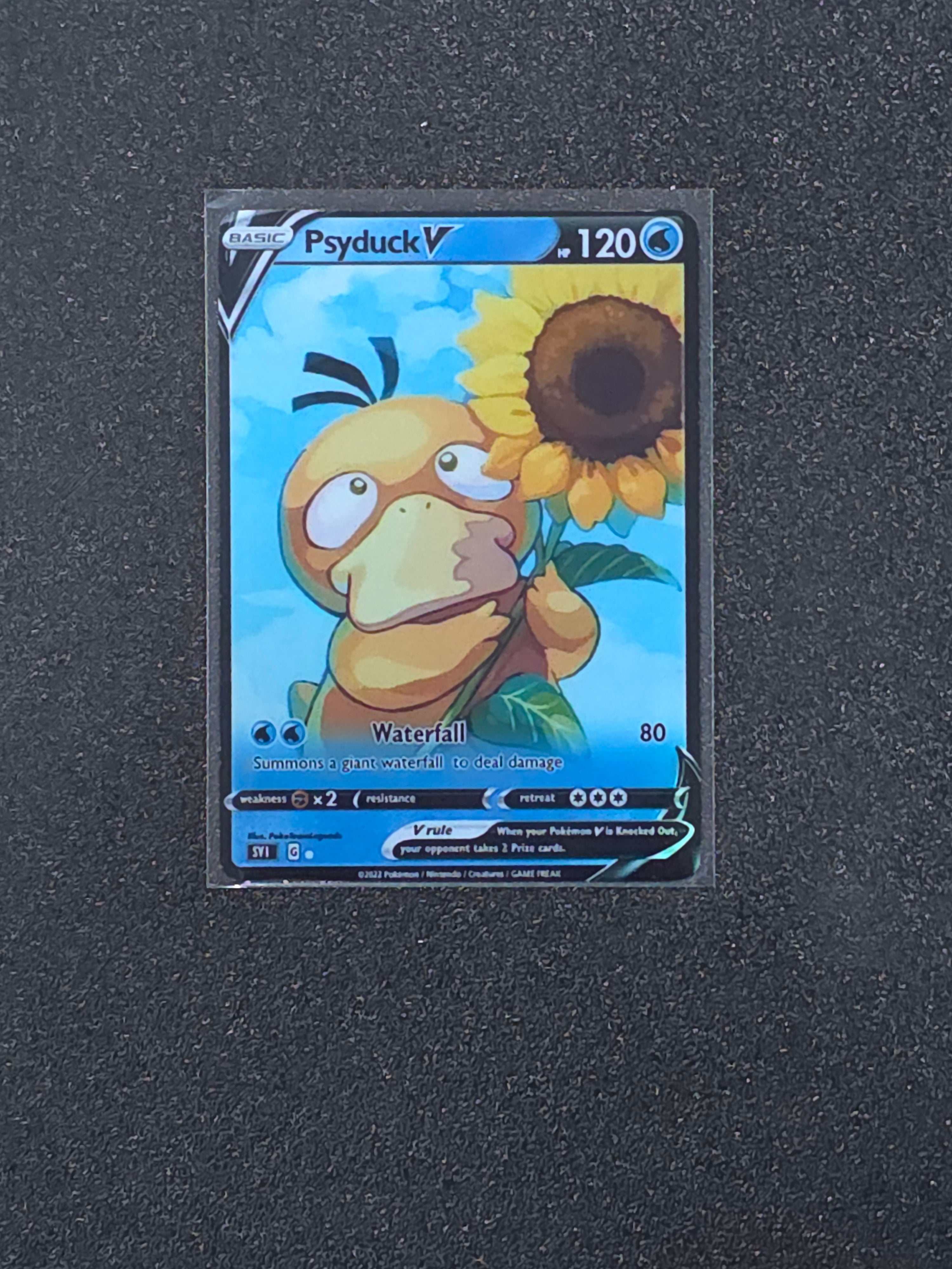 Psyduck Fan Art Pokemon Card PTL 824