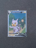 Pikachu Mewtwo Fan Art Pokemon Card PTL 826