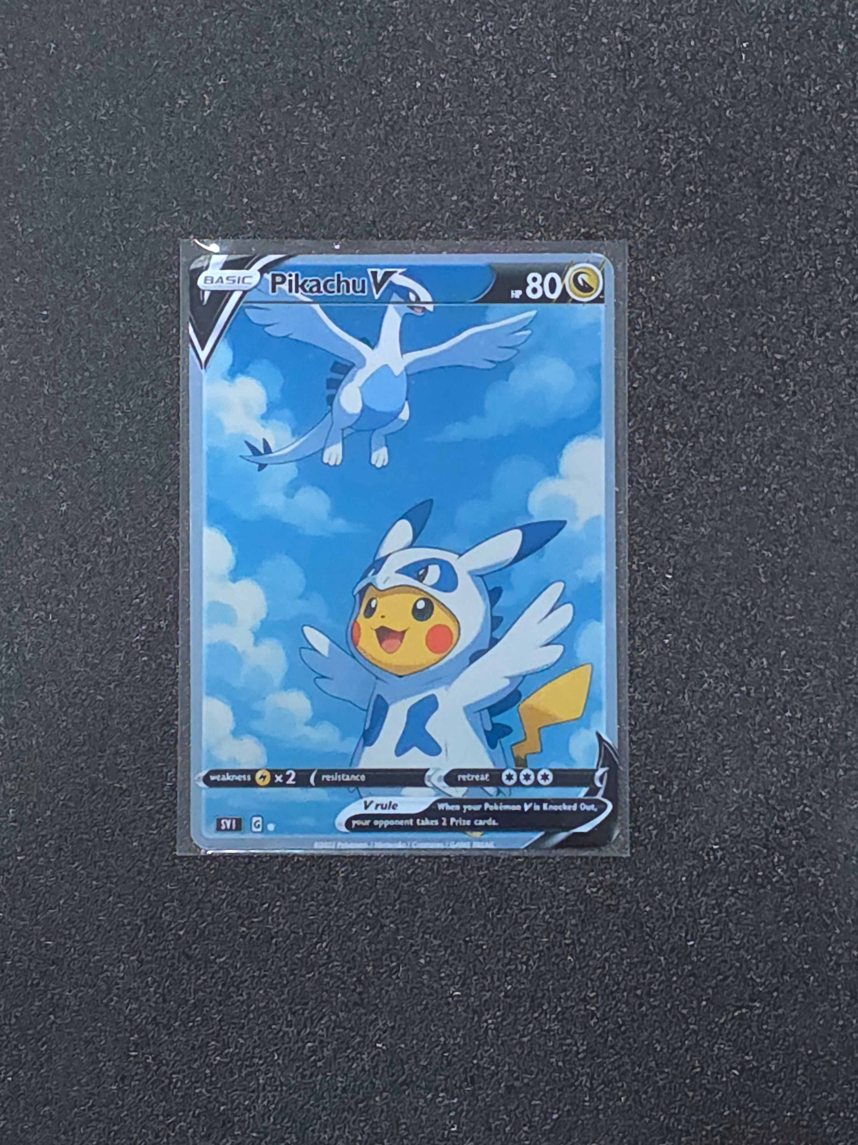 Lugia Pikachu Fan Art Pokemon Card PTL 828