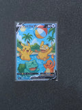 Pikachu Charmander Bulbasaur Psyduck Fan Art Pokemon Card PTL 831