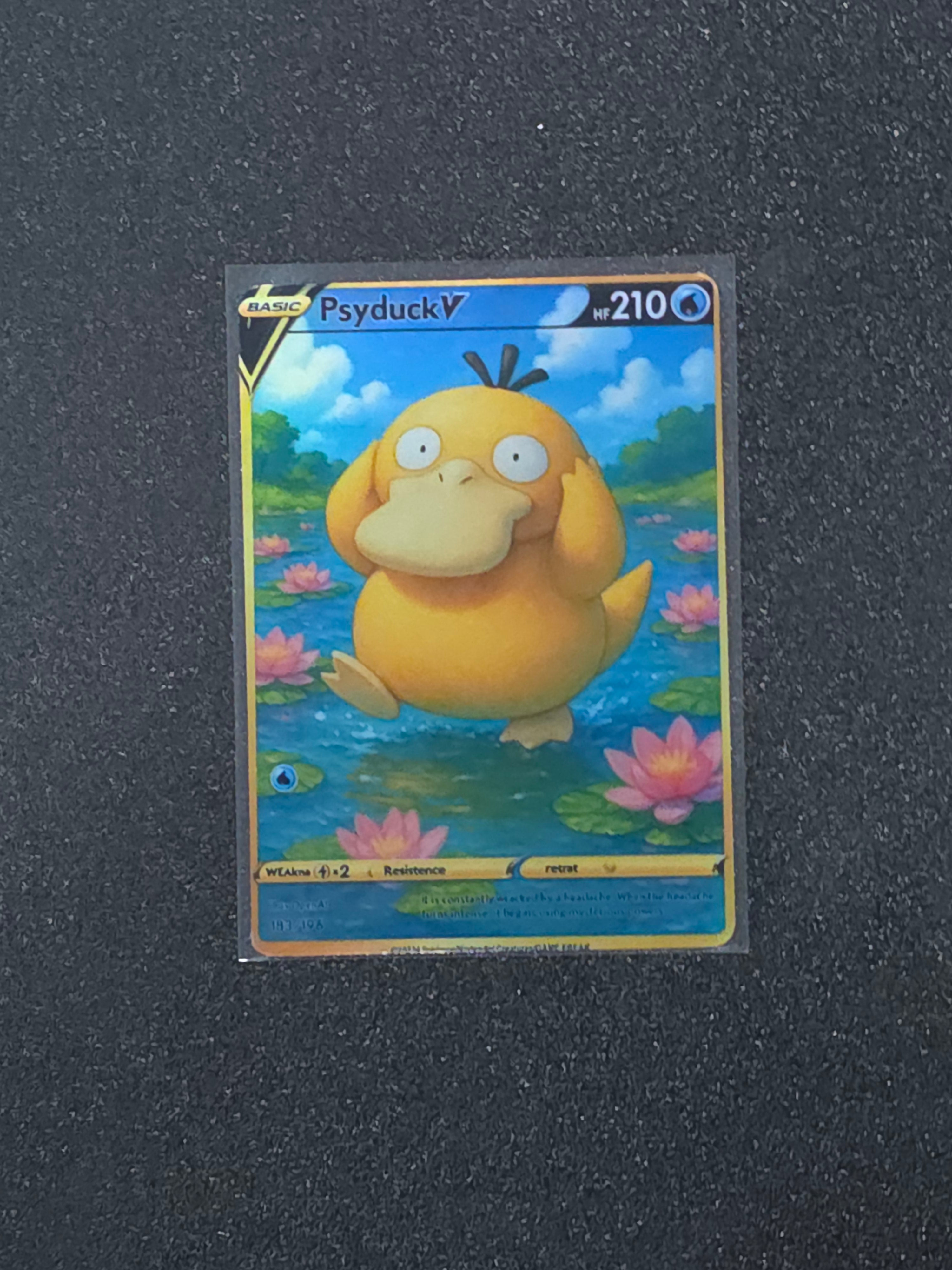 Psyduck Fan Art Pokemon Card PTL 836