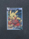 Chicago Bulls Pikachu Fan Art Pokemon Card PTL 862