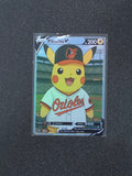 Baltimore Orioles Pikachu Fan Art Pokemon Card PTL 871
