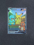 Pikachu Charmander Squirtle Fan Art Pokemon Card PTL 872