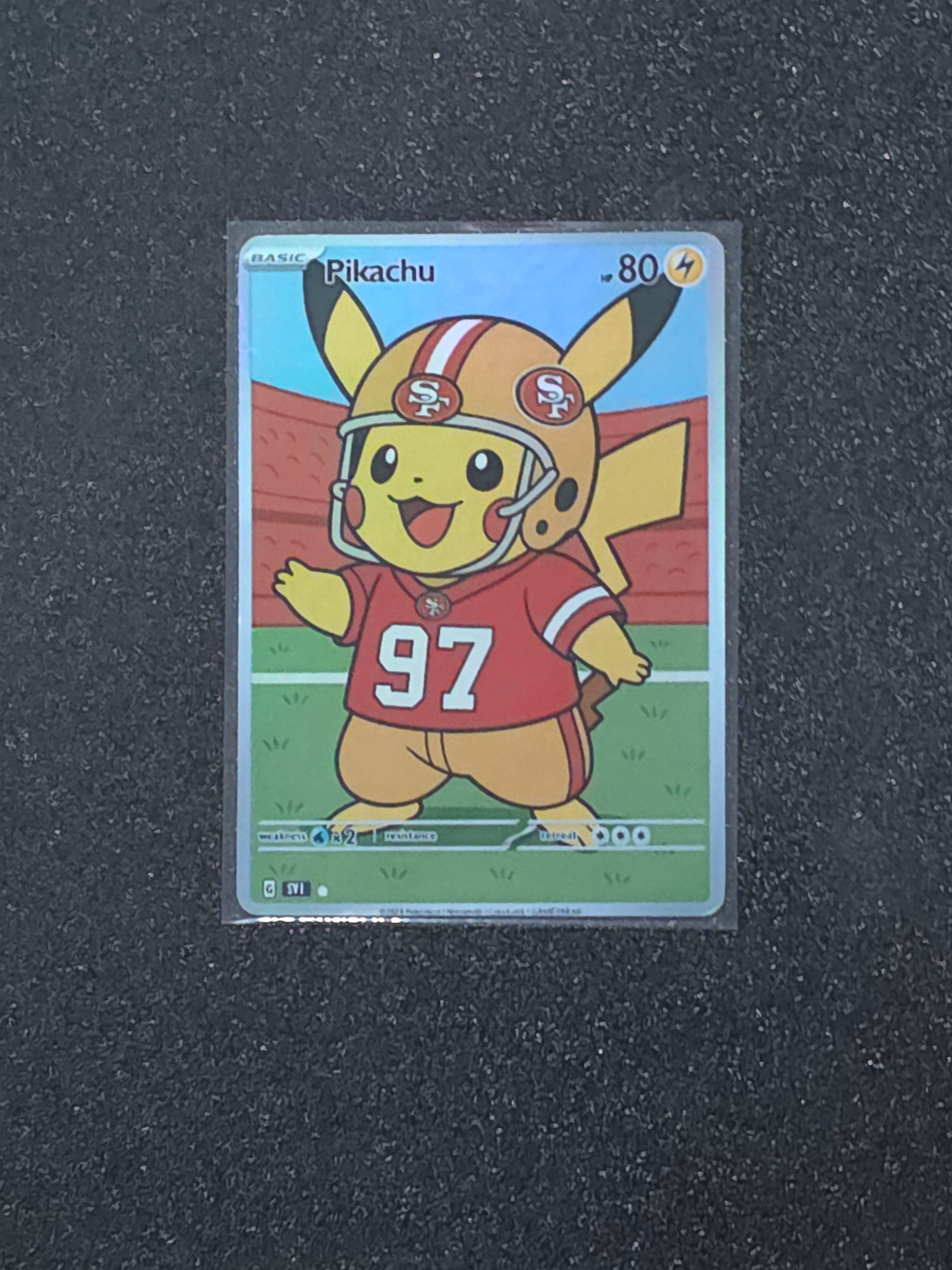 San Francisco 49ers Fan Art Pokemon Card PTL 873