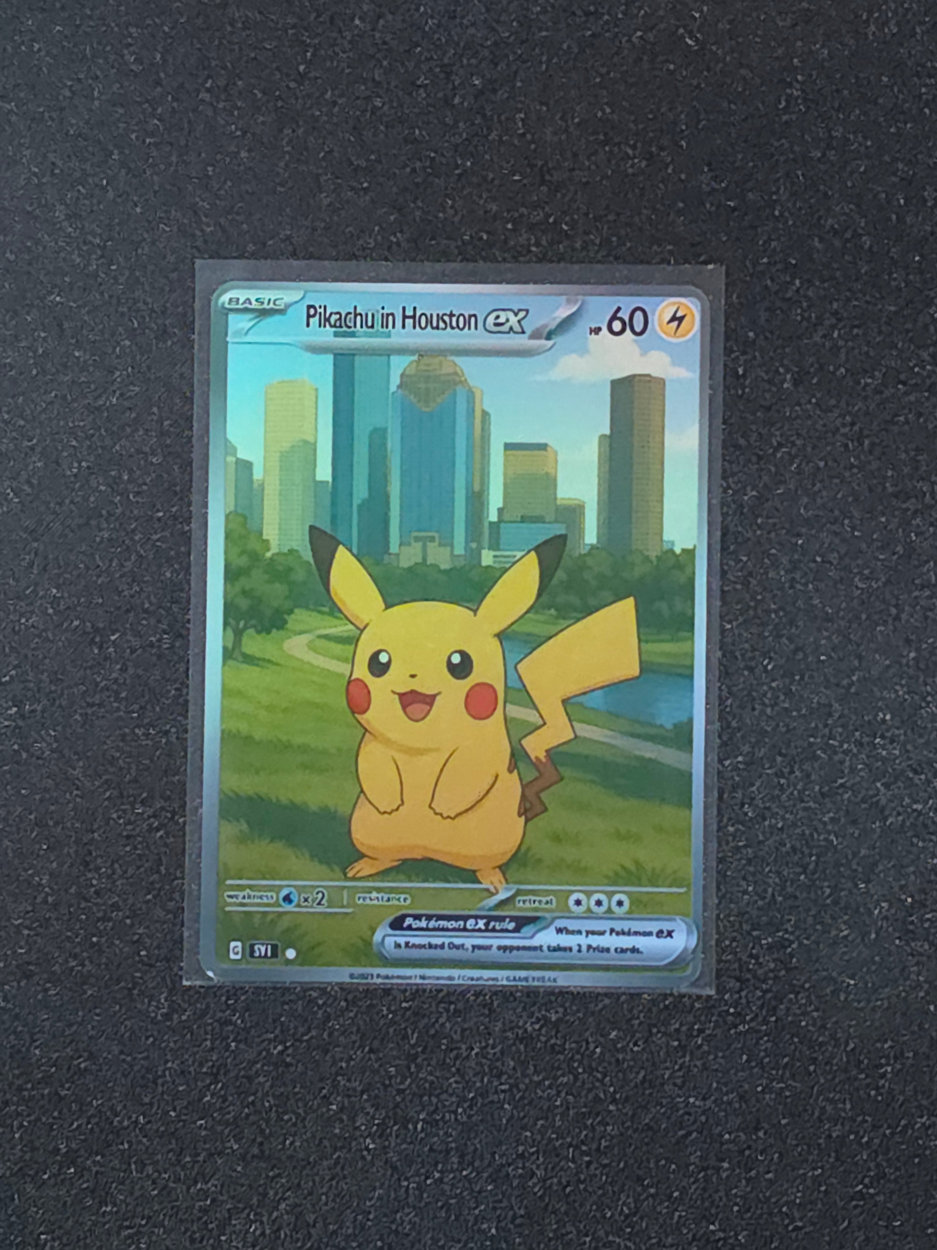 Pikachu Fan Art Pokemon Card PTL 892