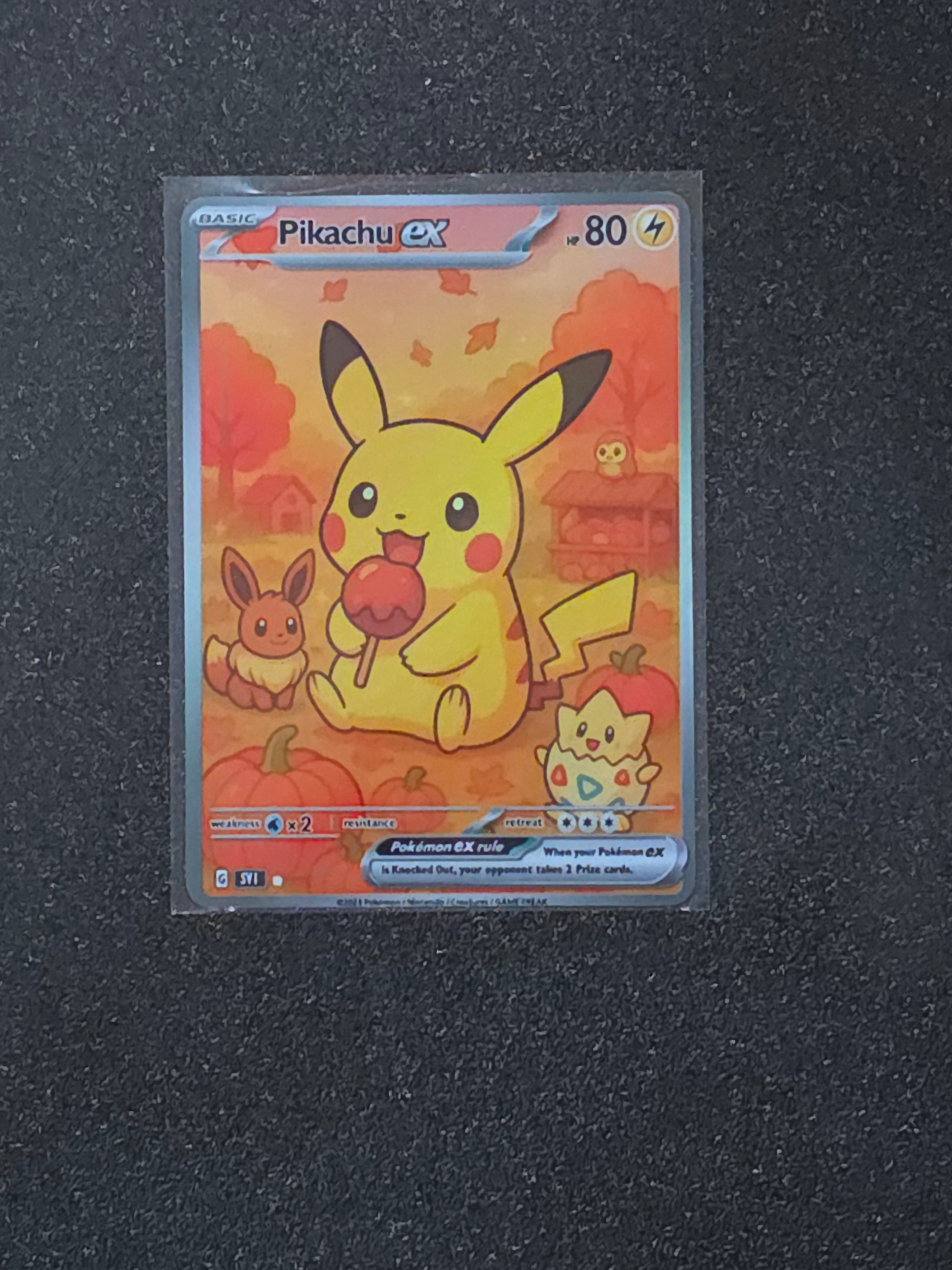 Pikachu Fan Art Pokemon Card PTL 893