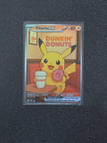 Dunkin Donuts Pikachu Fan Art Pokemon Card PTL 895