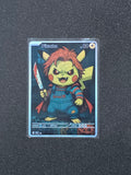 Chucky Pikachu Fan Art Pokemon Card PTL 907